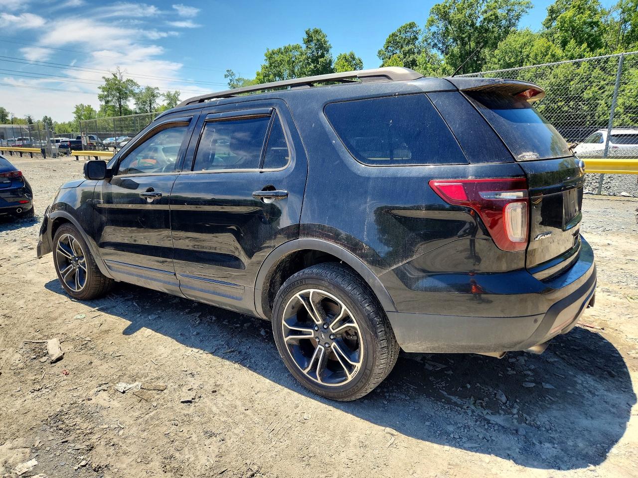 2015 Ford Explorer Sport Black vin: 1FM5K8GTXFGA32724