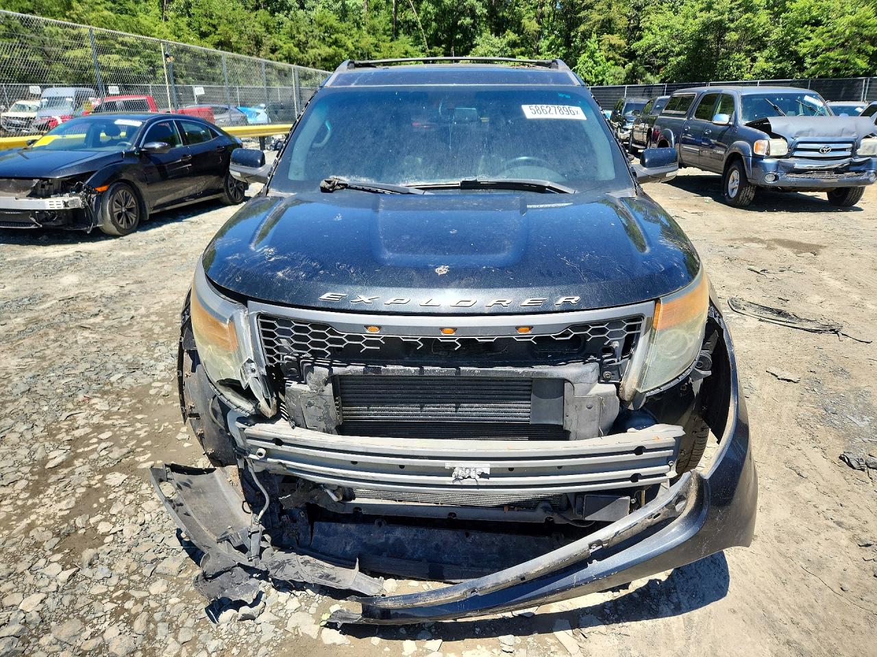 2015 Ford Explorer Sport Black vin: 1FM5K8GTXFGA32724