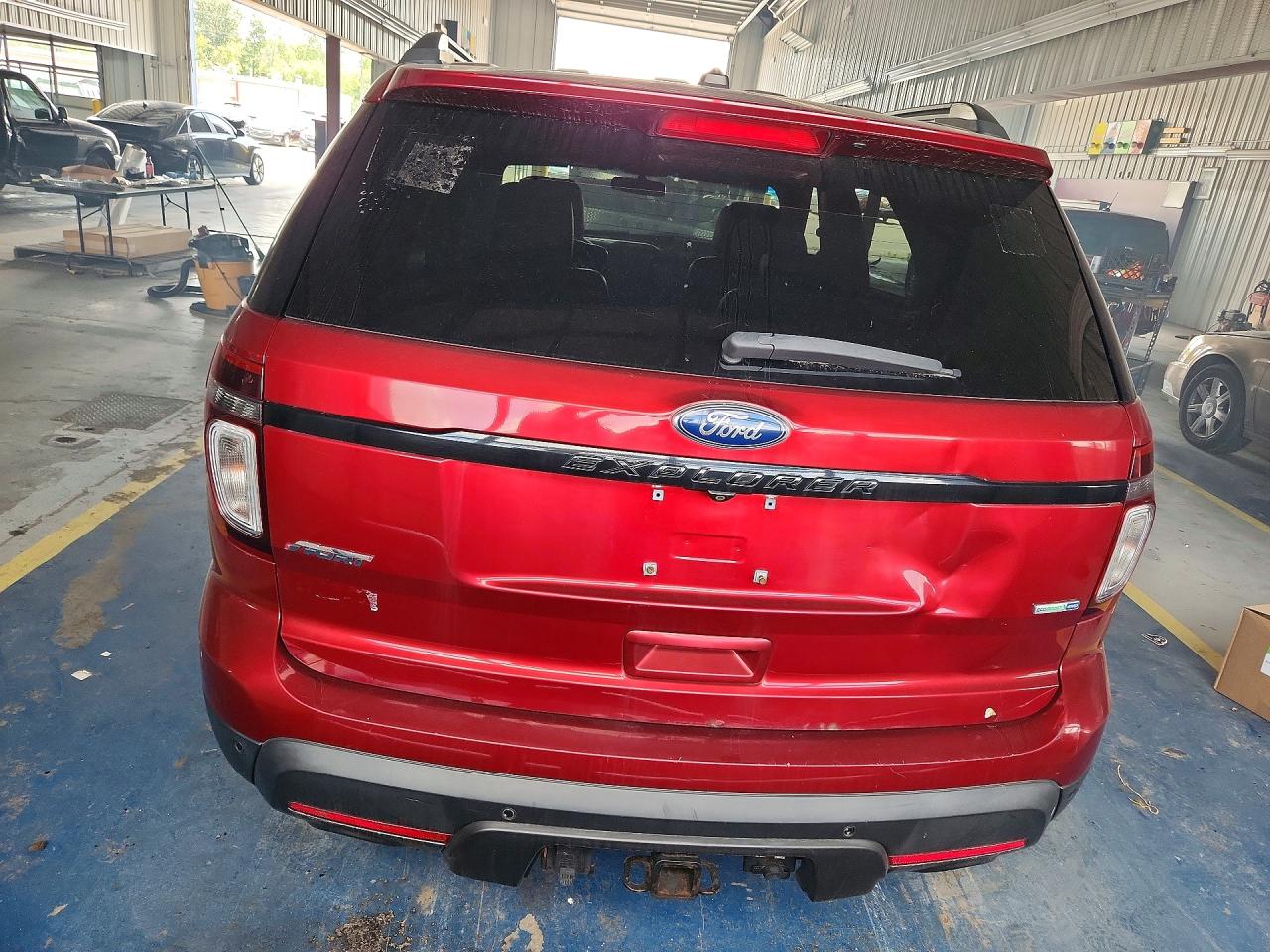2015 Ford Explorer Sport Red vin: 1FM5K8GTXFGA52634