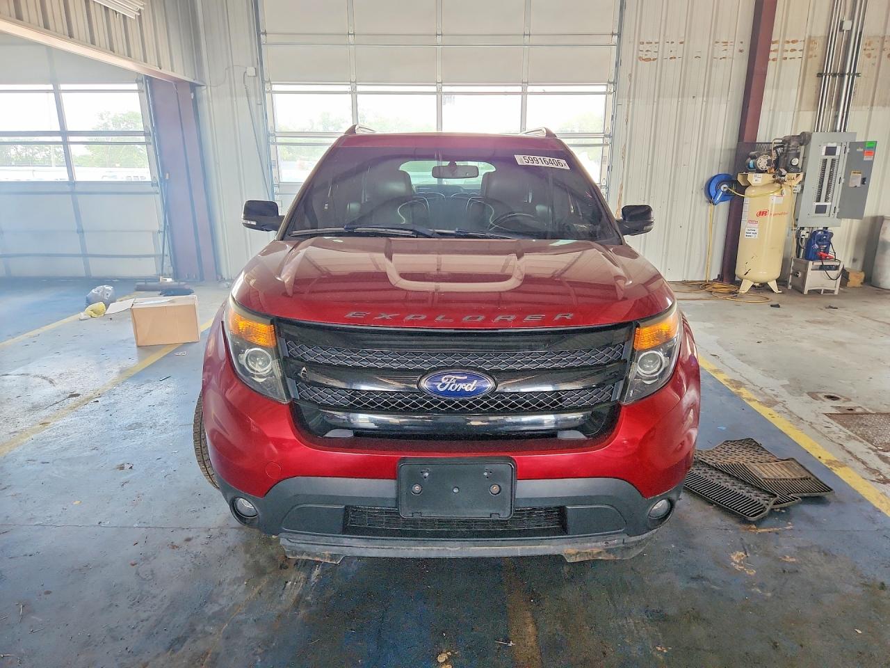 2015 Ford Explorer Sport Red vin: 1FM5K8GTXFGA52634