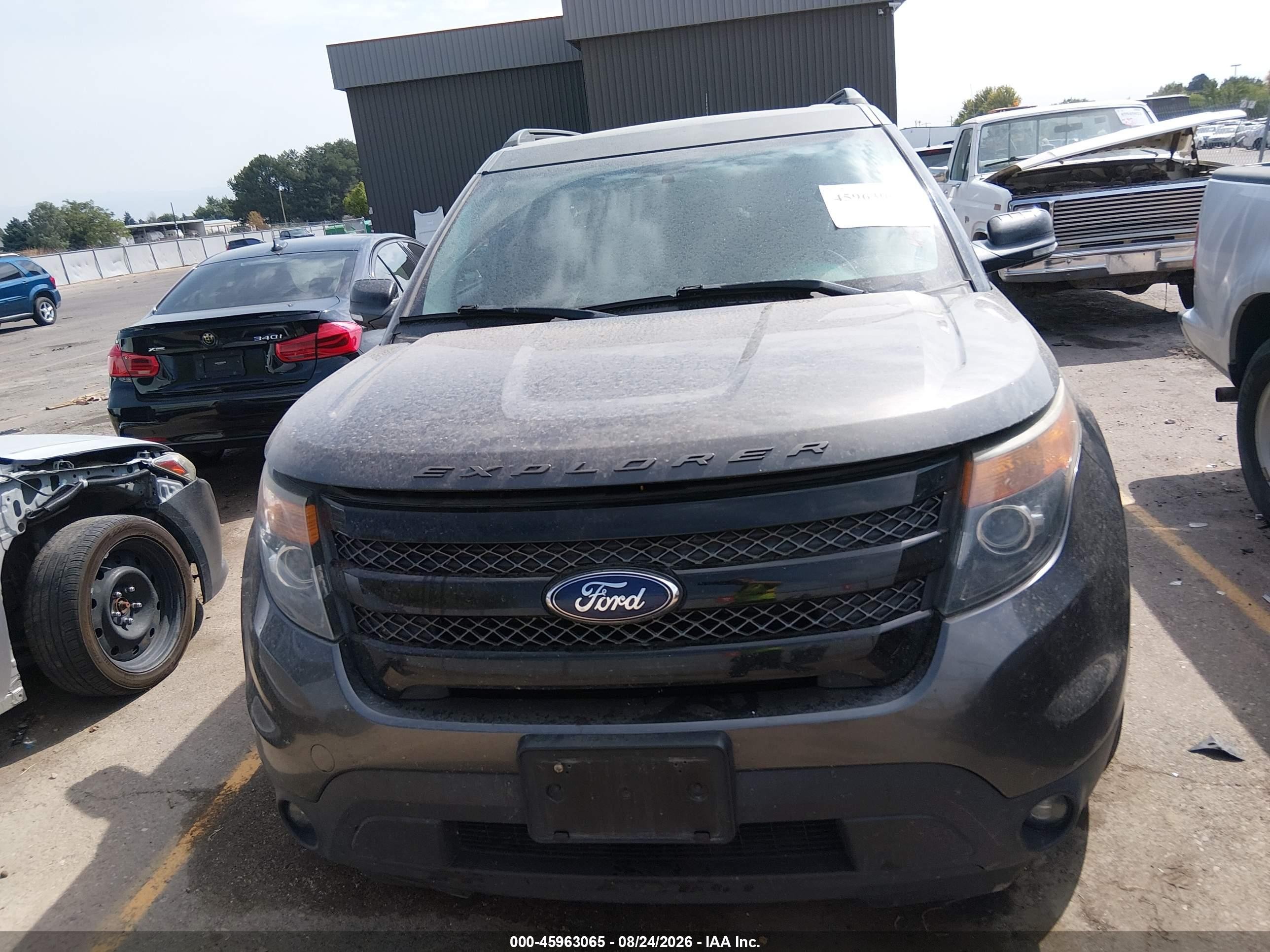 2015 Ford Explorer Sport Black vin: 1FM5K8GTXFGA54836