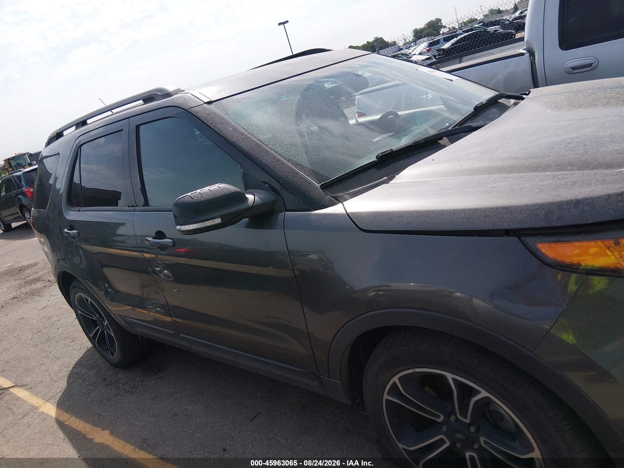 2015 Ford Explorer Sport Black vin: 1FM5K8GTXFGA54836