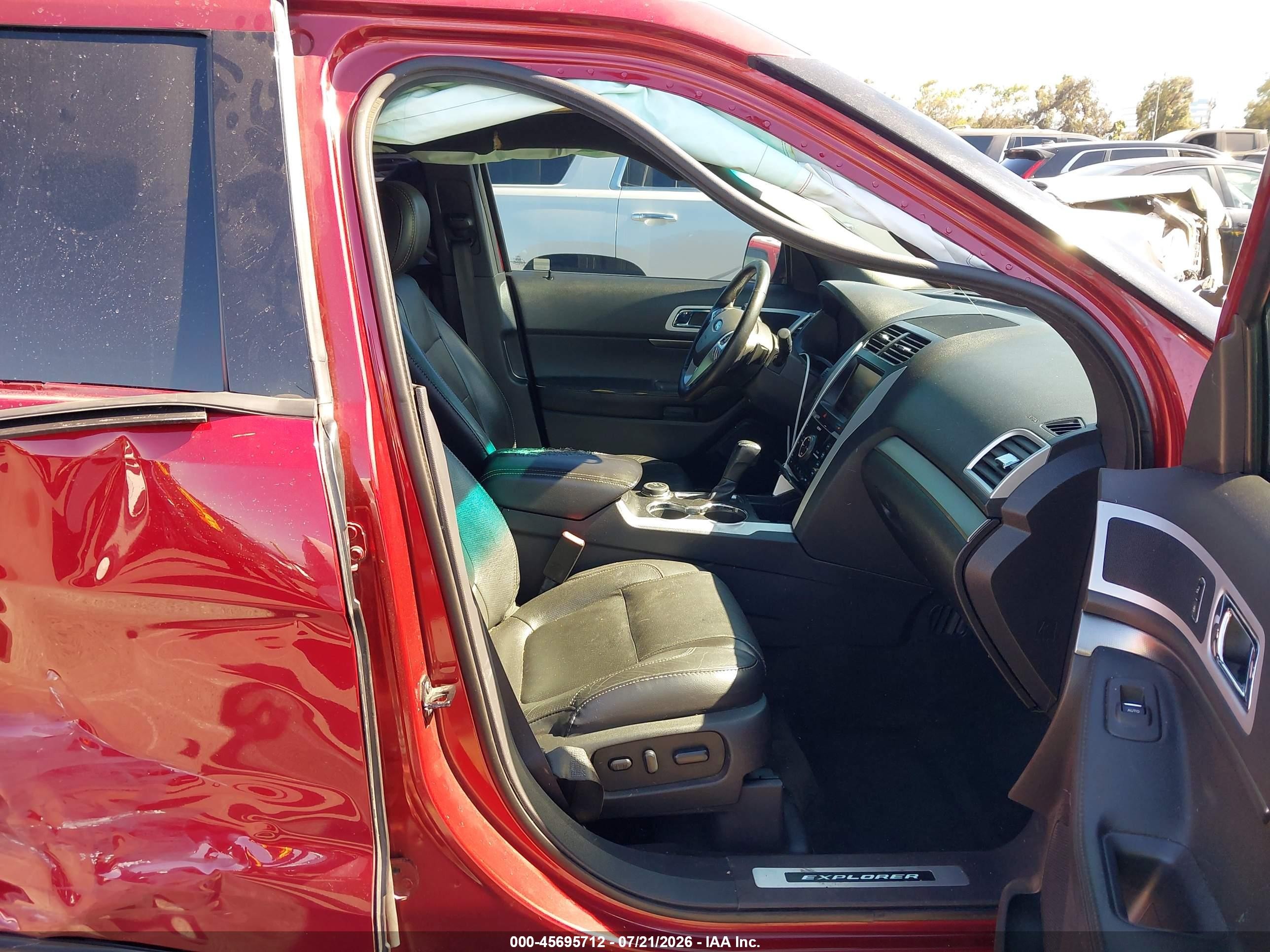 2015 Ford Explorer Sport Burgundy vin: 1FM5K8GTXFGA86850