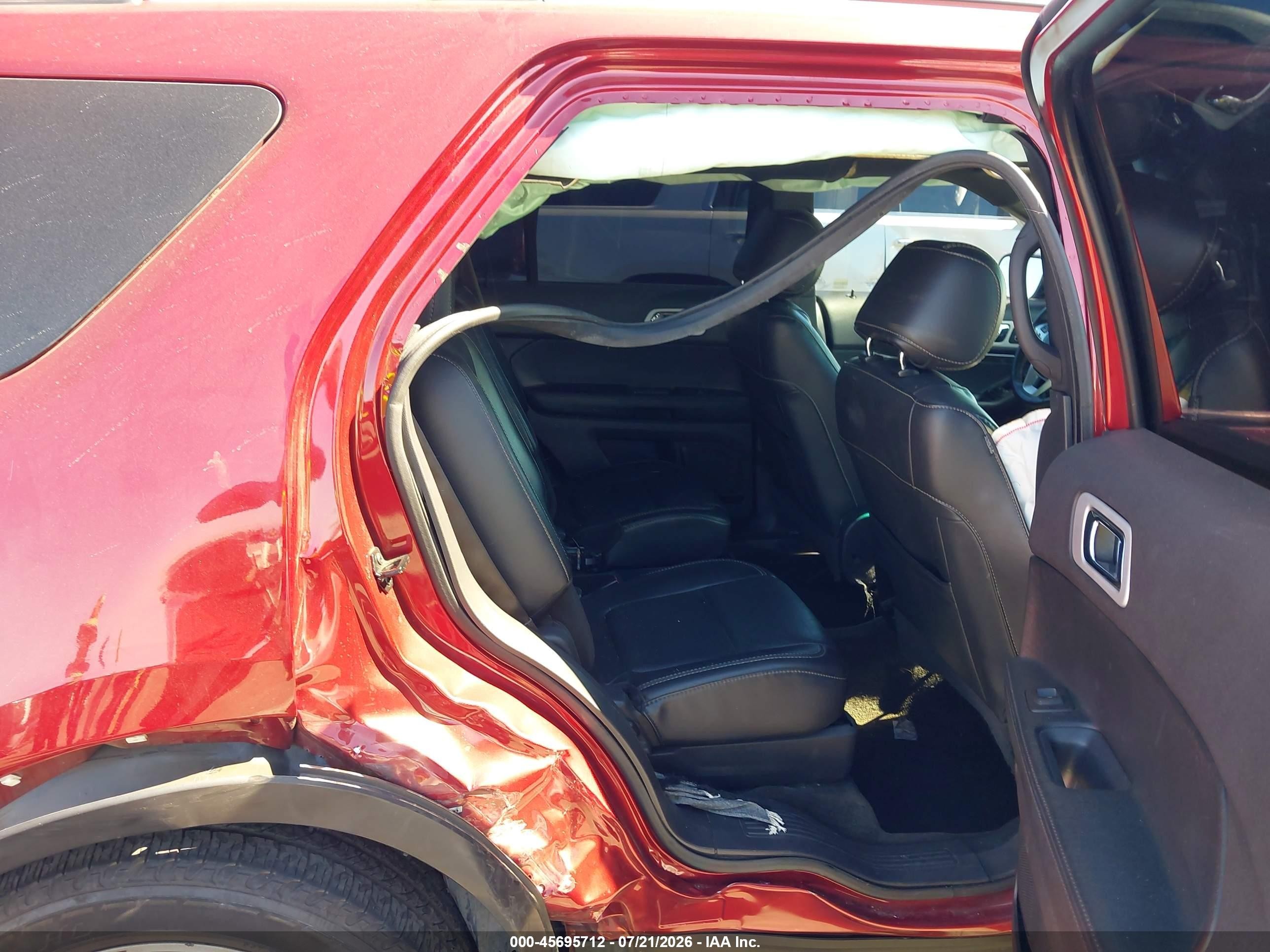 2015 Ford Explorer Sport Burgundy vin: 1FM5K8GTXFGA86850