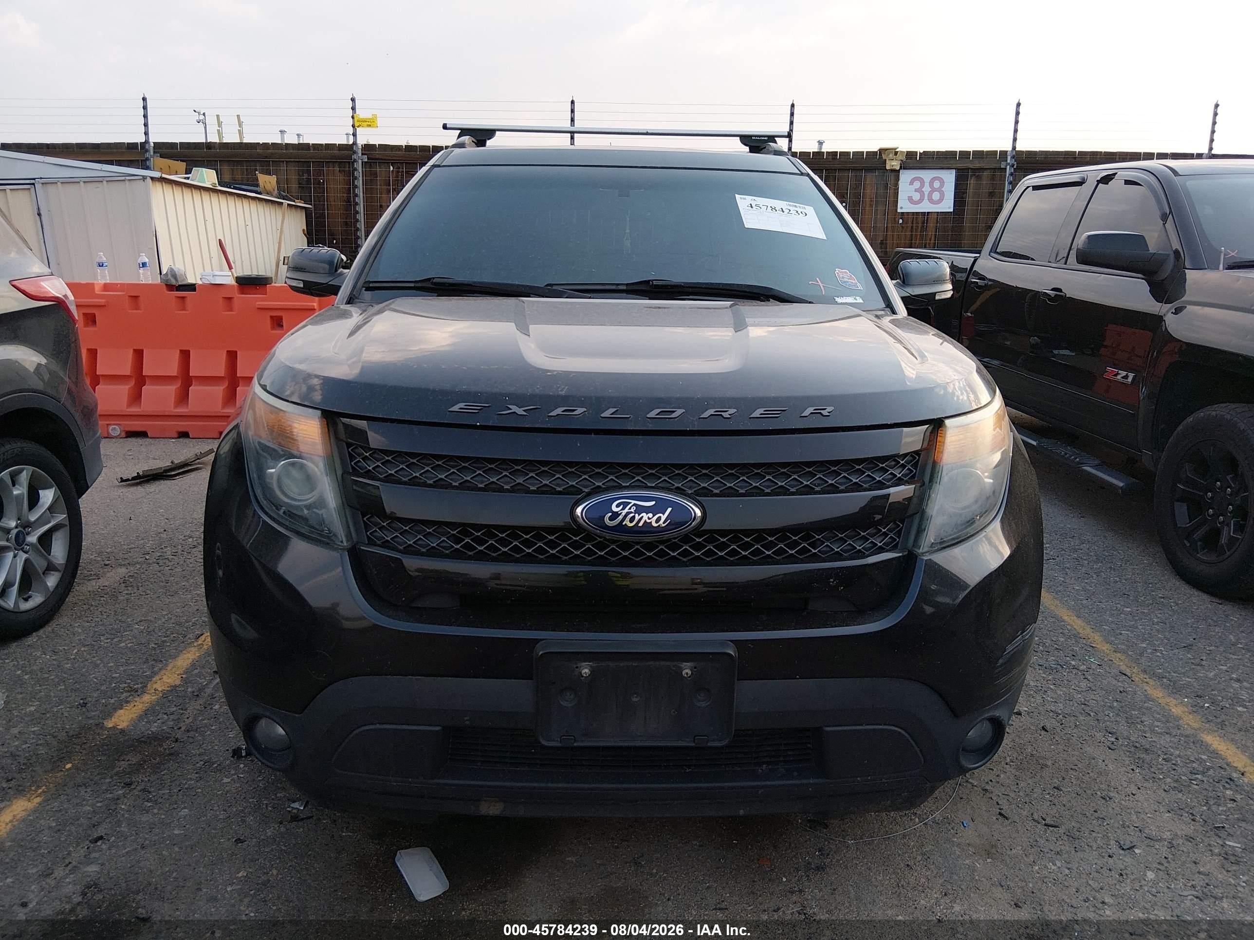 2015 Ford Explorer Sport Black vin: 1FM5K8GTXFGB02027