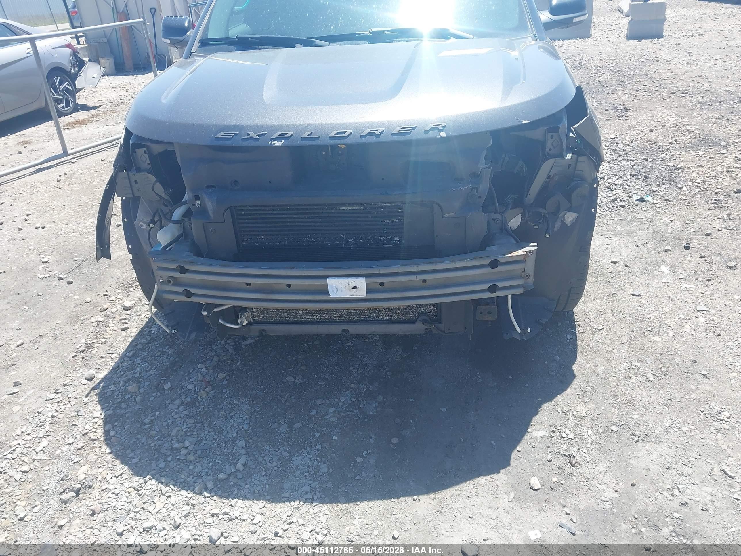 2015 Ford Explorer Sport Серый vin: 1FM5K8GTXFGB68609