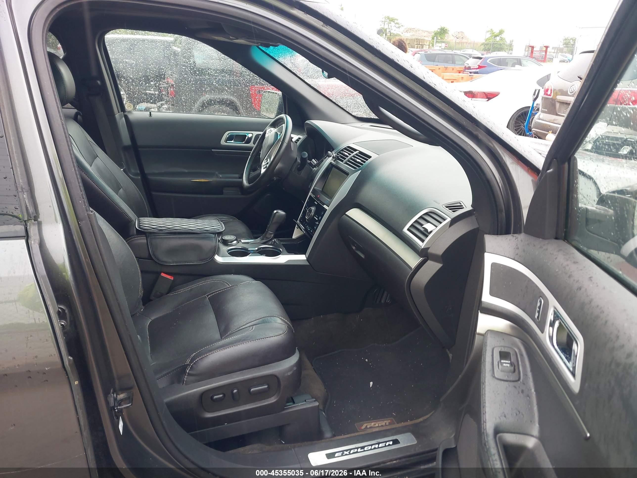 2015 Ford Explorer Sport Gray vin: 1FM5K8GTXFGC01852