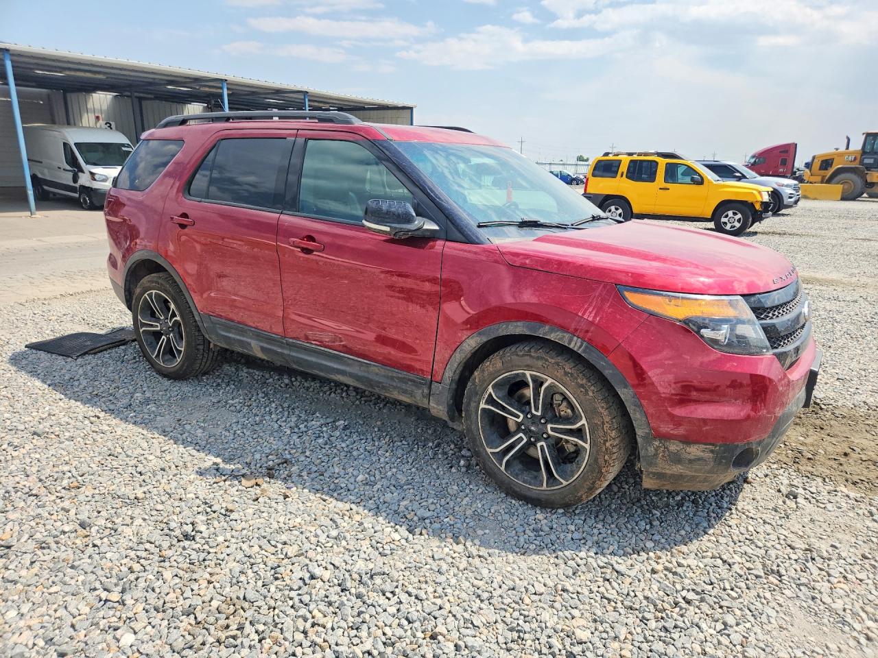 2015 Ford Explorer Sport Красный vin: 1FM5K8GTXFGC49898