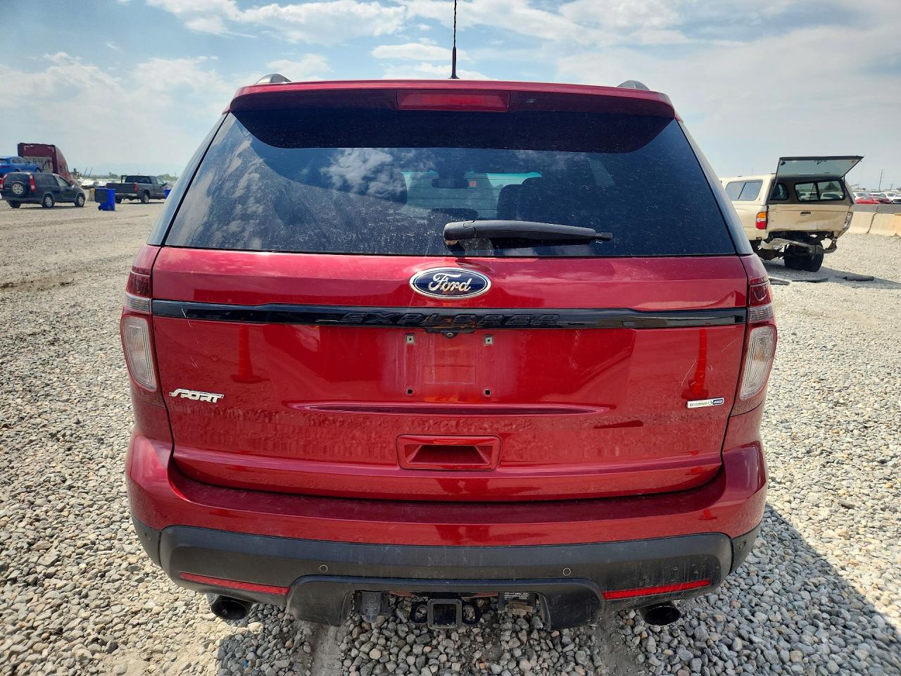 2015 Ford Explorer Sport Красный vin: 1FM5K8GTXFGC49898
