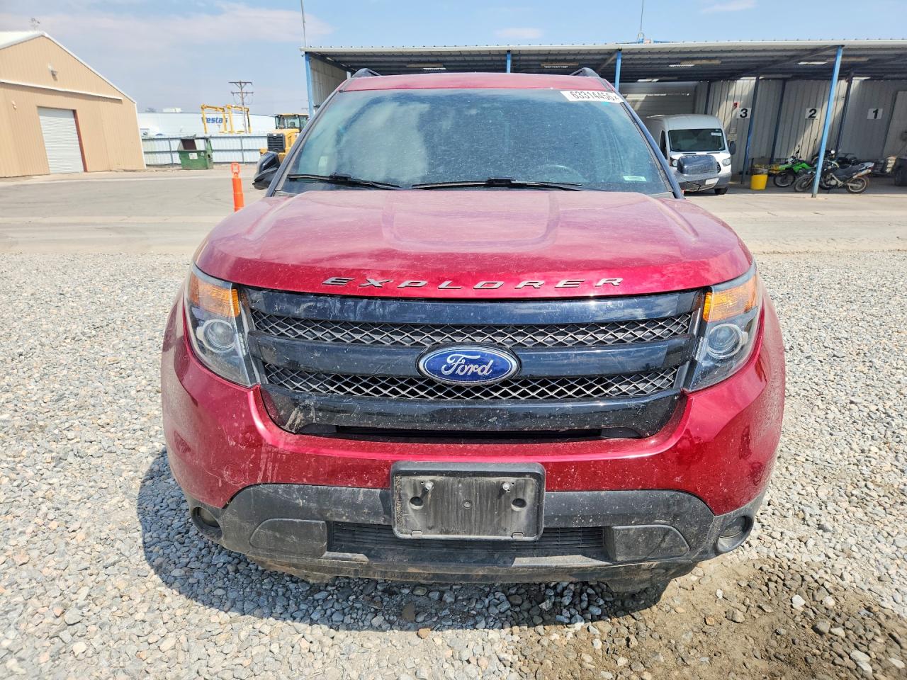 2015 Ford Explorer Sport Красный vin: 1FM5K8GTXFGC49898