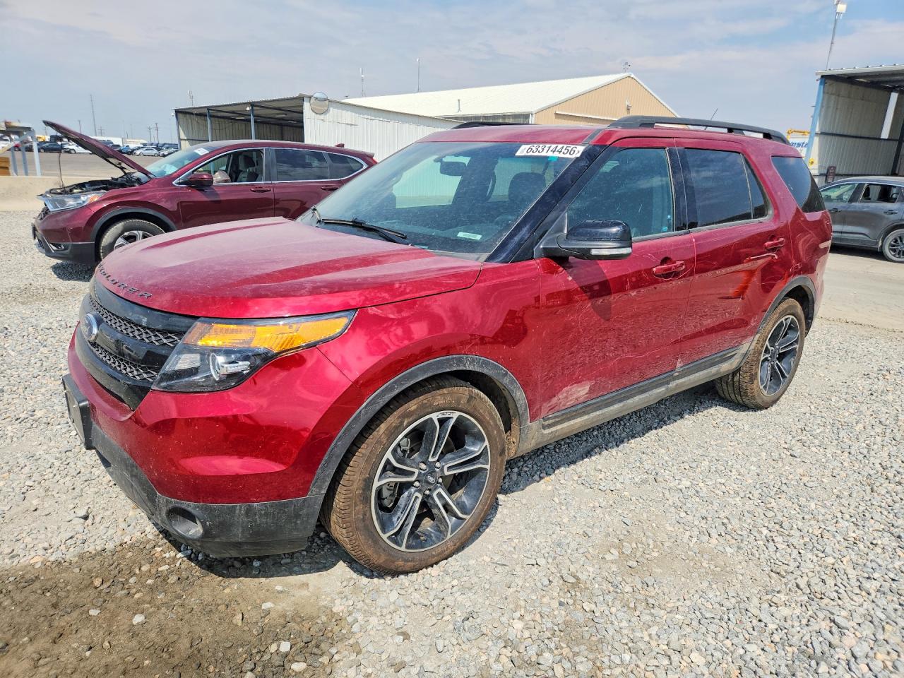 2015 Ford Explorer Sport Красный vin: 1FM5K8GTXFGC49898
