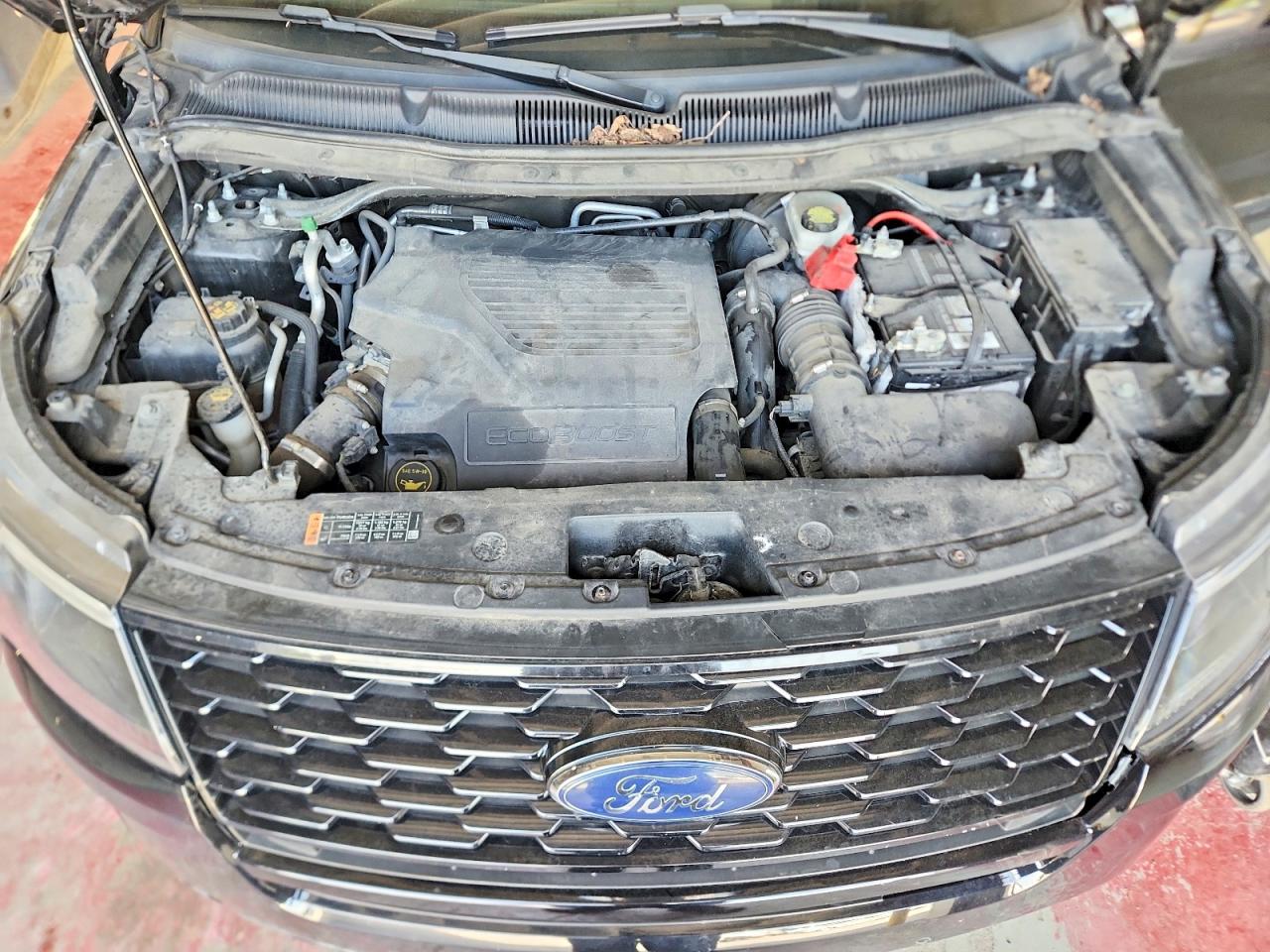 2019 Ford Explorer Sport Черный vin: 1FM5K8GTXKGA48626