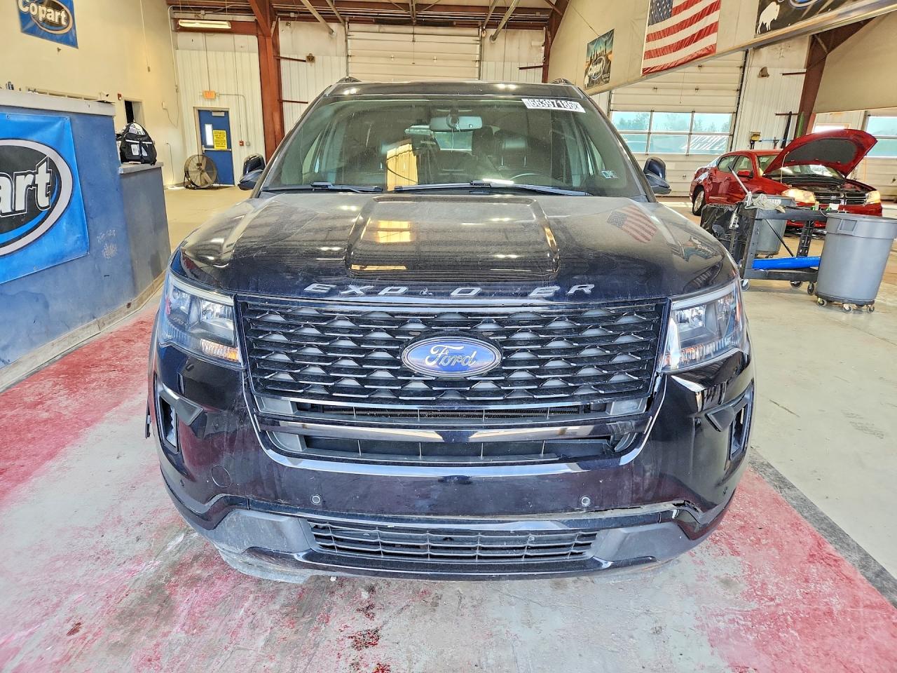 2019 Ford Explorer Sport Черный vin: 1FM5K8GTXKGA48626