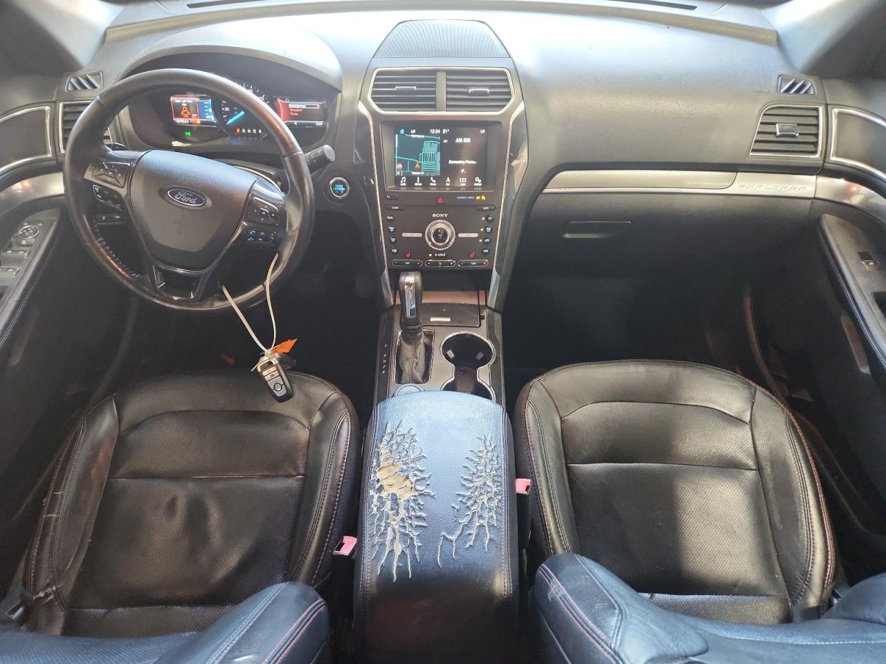 2019 Ford Explorer Sport Черный vin: 1FM5K8GTXKGA48626 Damage: Console Cover, Torn, > 12 Inches