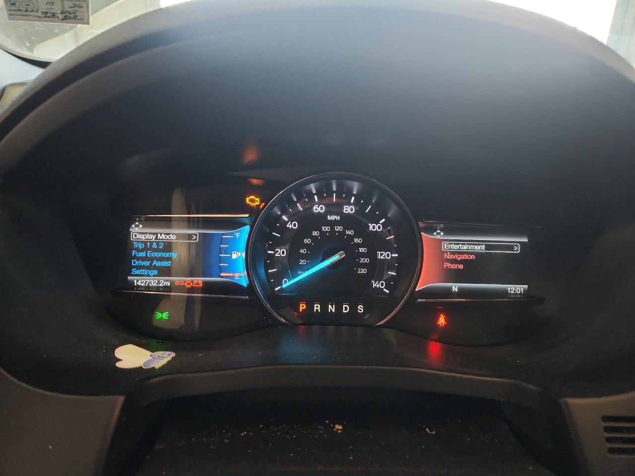 2019 Ford Explorer Sport Черный vin: 1FM5K8GTXKGA48626 Damage: Warning Light - Engine, On, Unacceptable