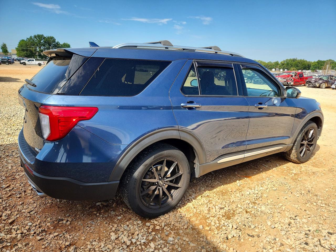 2020 Ford Explorer Platinum Синий vin: 1FM5K8HC0LGA13870
