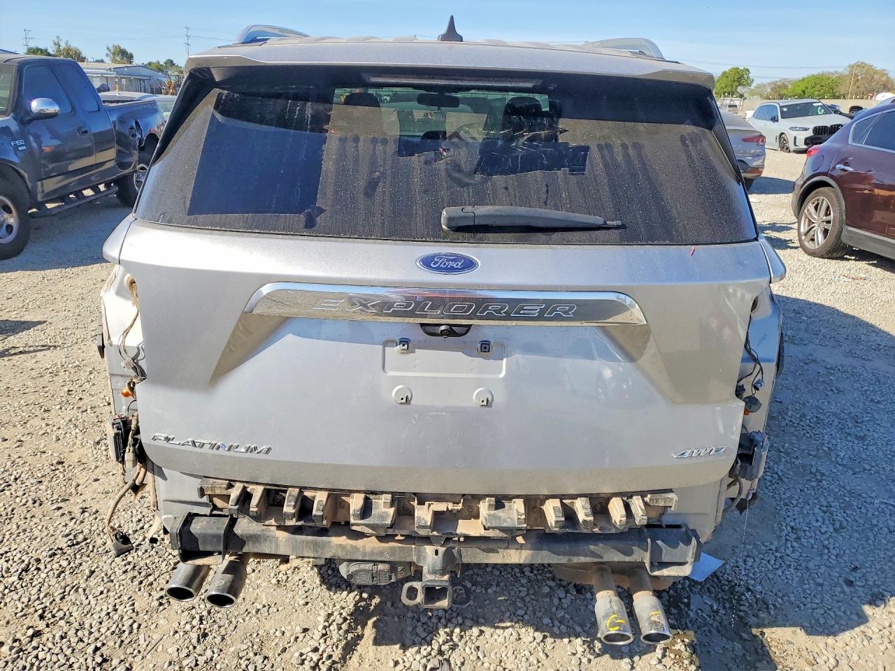 2021 Ford Explorer Platinum Gray vin: 1FM5K8HC7MGA83982