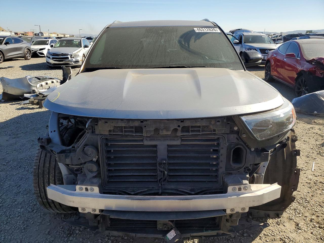 2021 Ford Explorer Platinum Gray vin: 1FM5K8HC7MGA83982