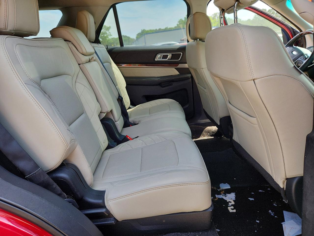 2017 Ford Explorer Platinum Red vin: 1FM5K8HT2HGA08516