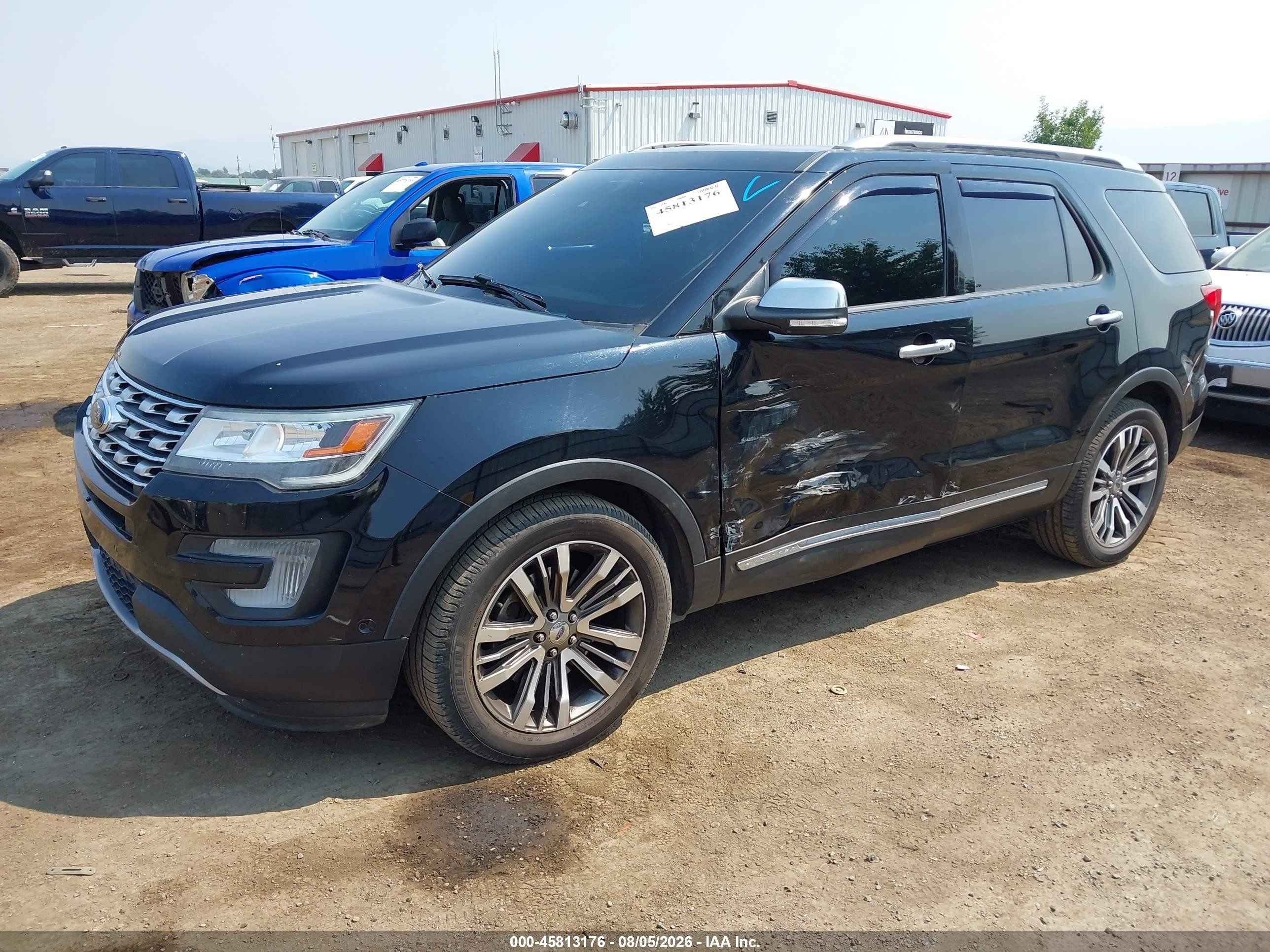 2017 Ford Explorer Platinum Black vin: 1FM5K8HT4HGC59831