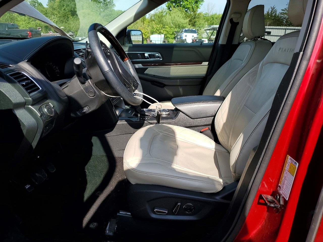 2018 Ford Explorer Platinum Red vin: 1FM5K8HT5JGC34846