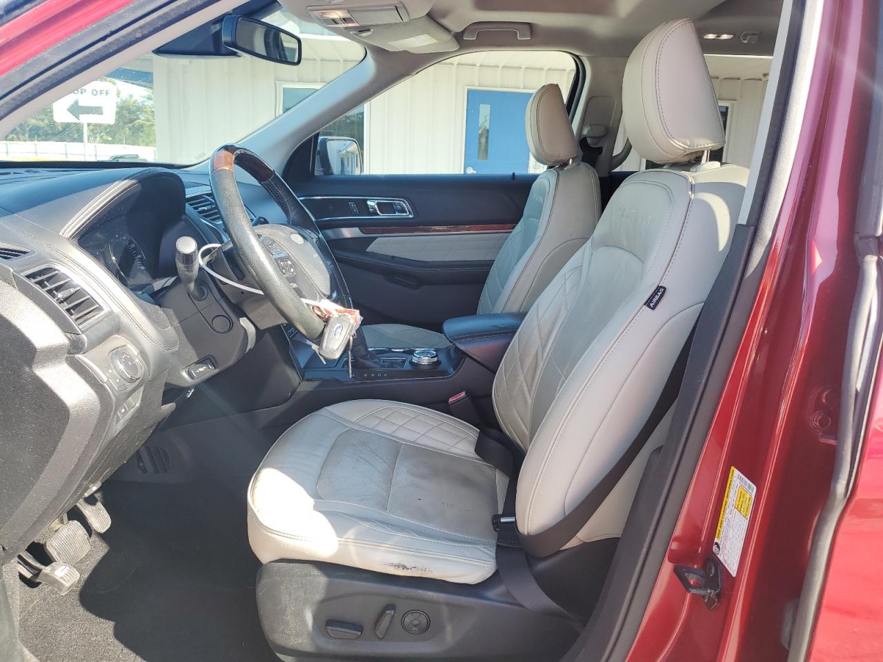 2019 Ford Explorer Platinum Maroon vin: 1FM5K8HT6KGA58469