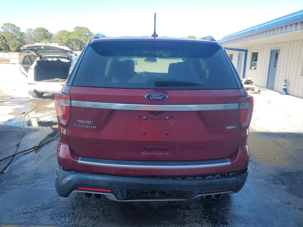 2019 Ford Explorer Platinum Maroon vin: 1FM5K8HT6KGA58469
