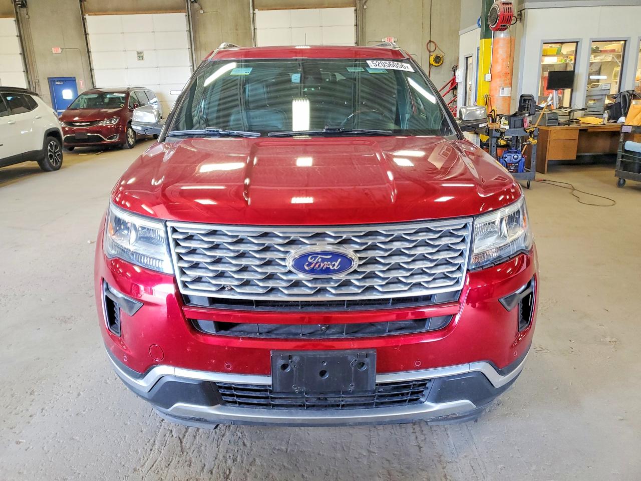 2018 Ford Explorer Platinum Red vin: 1FM5K8HT7JGB79252