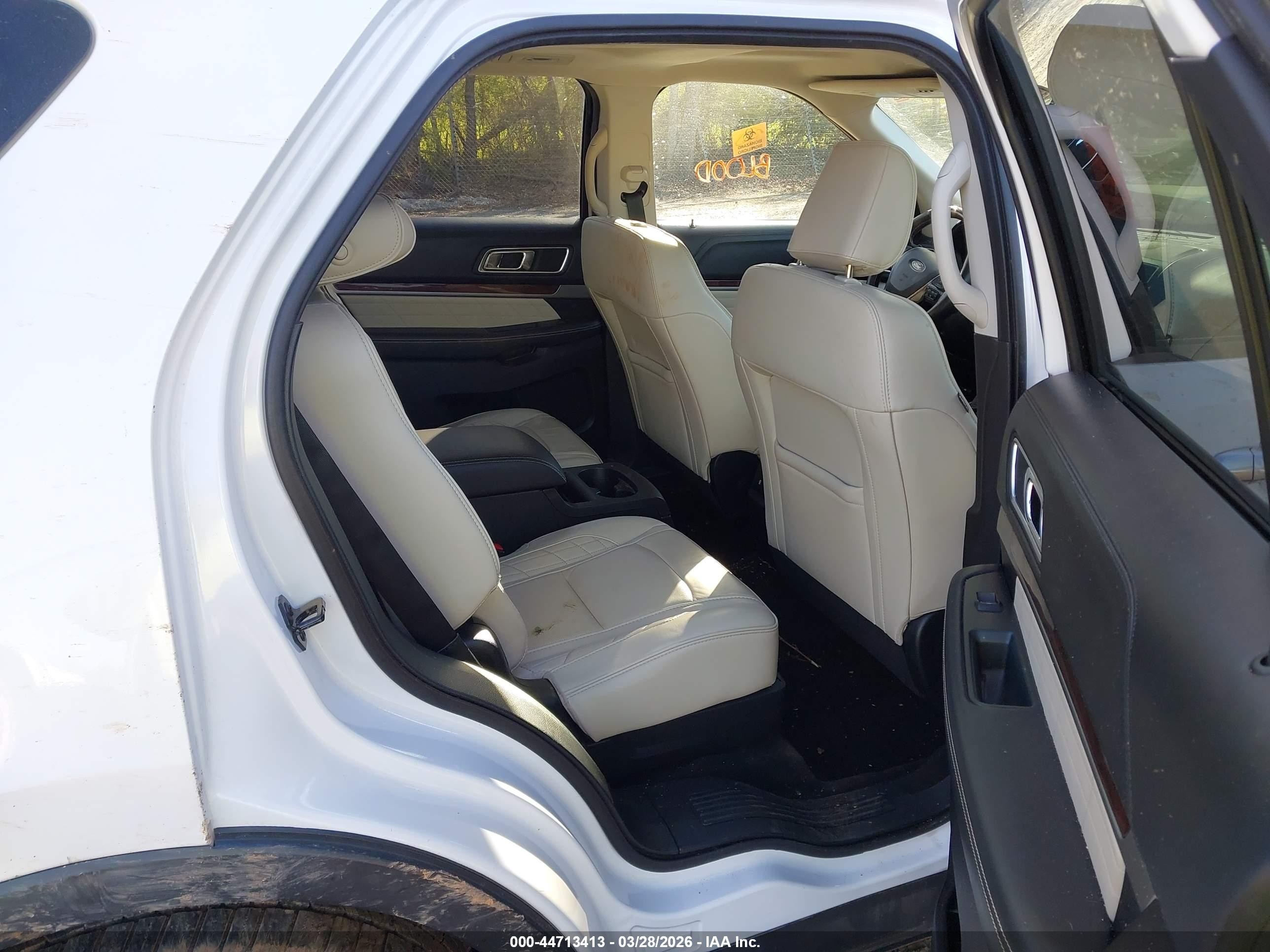 2018 Ford Explorer Platinum Белый vin: 1FM5K8HT9JGA86054