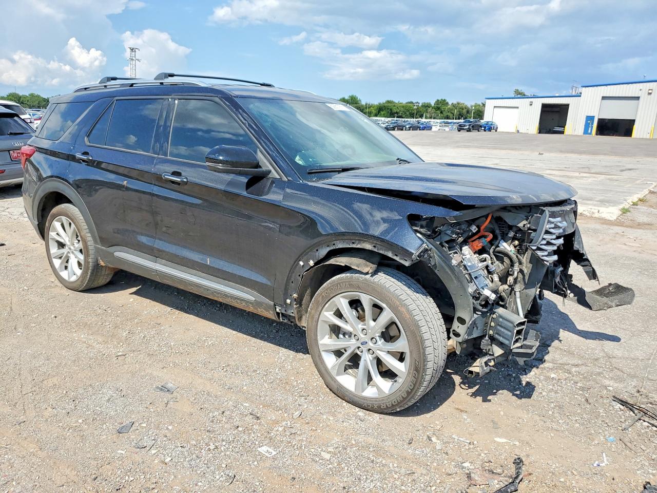 2022 Ford Explorer Platinum Черный vin: 1FM5K8HW2NNA06038