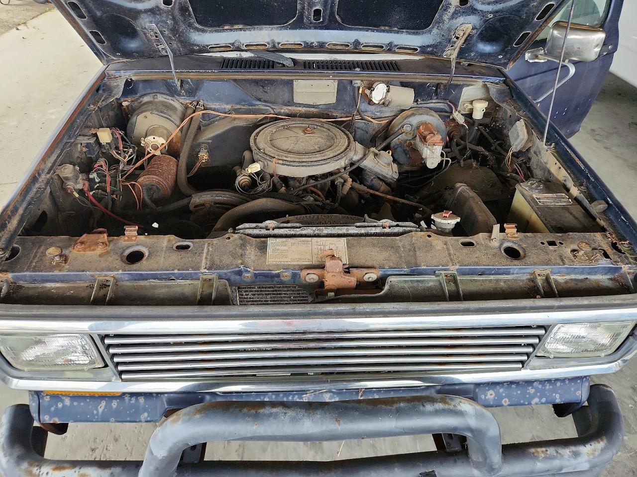 1985 Ford Bronco Ii Blue vin: 1FMBU14S1FUC61603