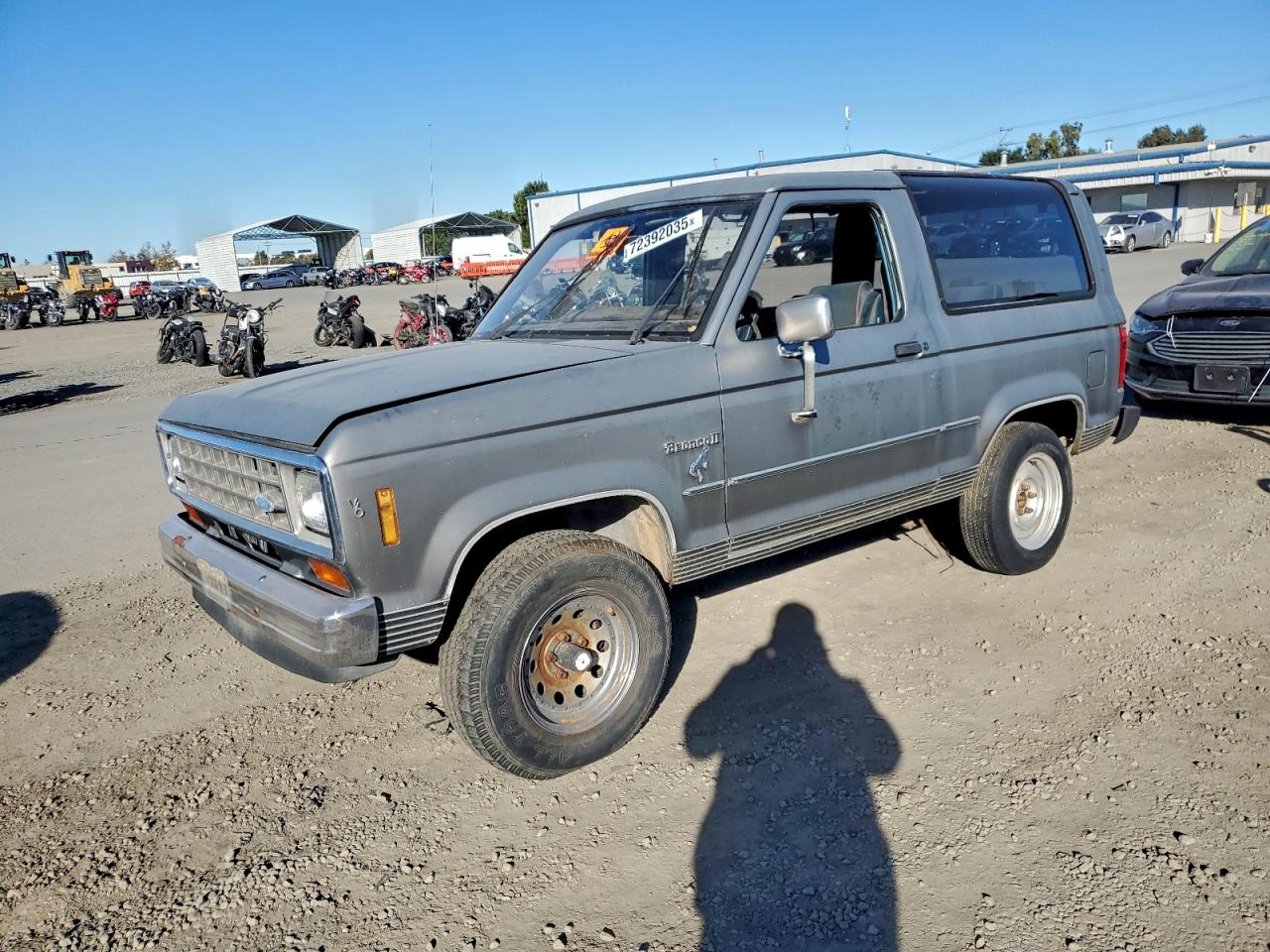 1984 Ford Bronco Ii Gray vin: 1FMBU14S6EUB17401