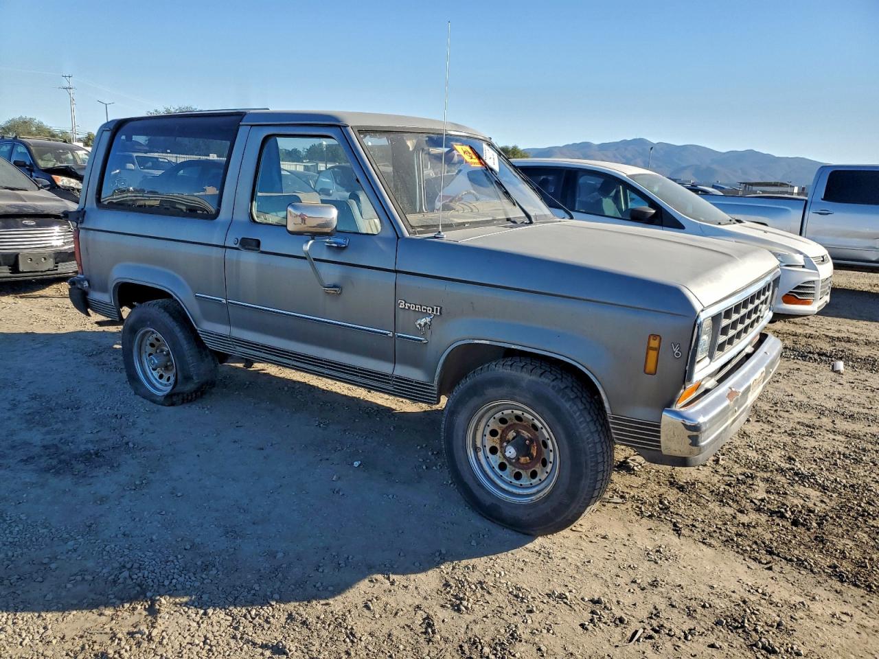 1984 Ford Bronco Ii Gray vin: 1FMBU14S6EUB17401
