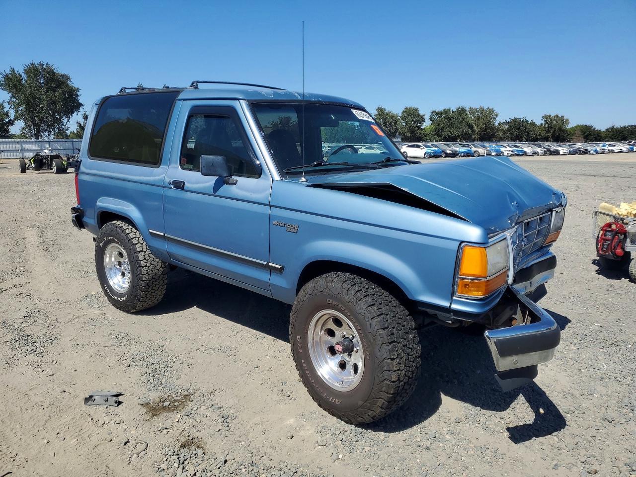 1989 Ford Bronco Ii Blue vin: 1FMBU14T0KUA03687