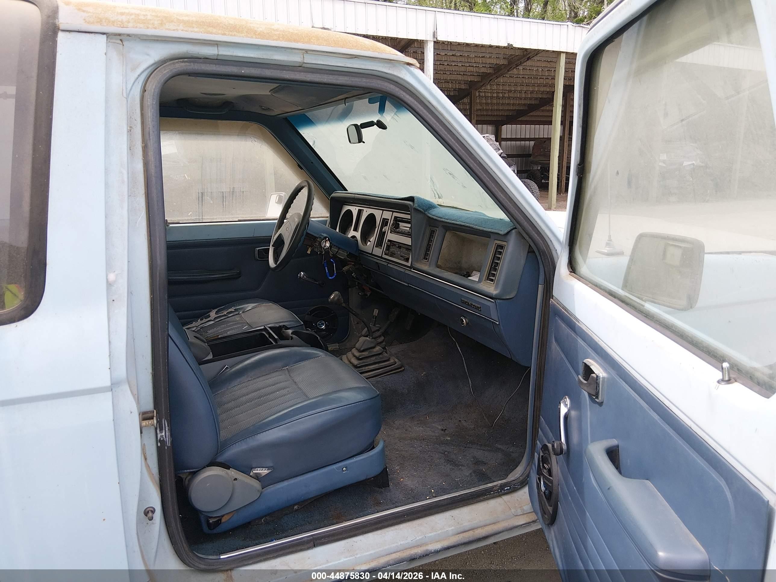 1986 Ford Bronco Ii   Blue vin: 1FMBU14T4GUB66575