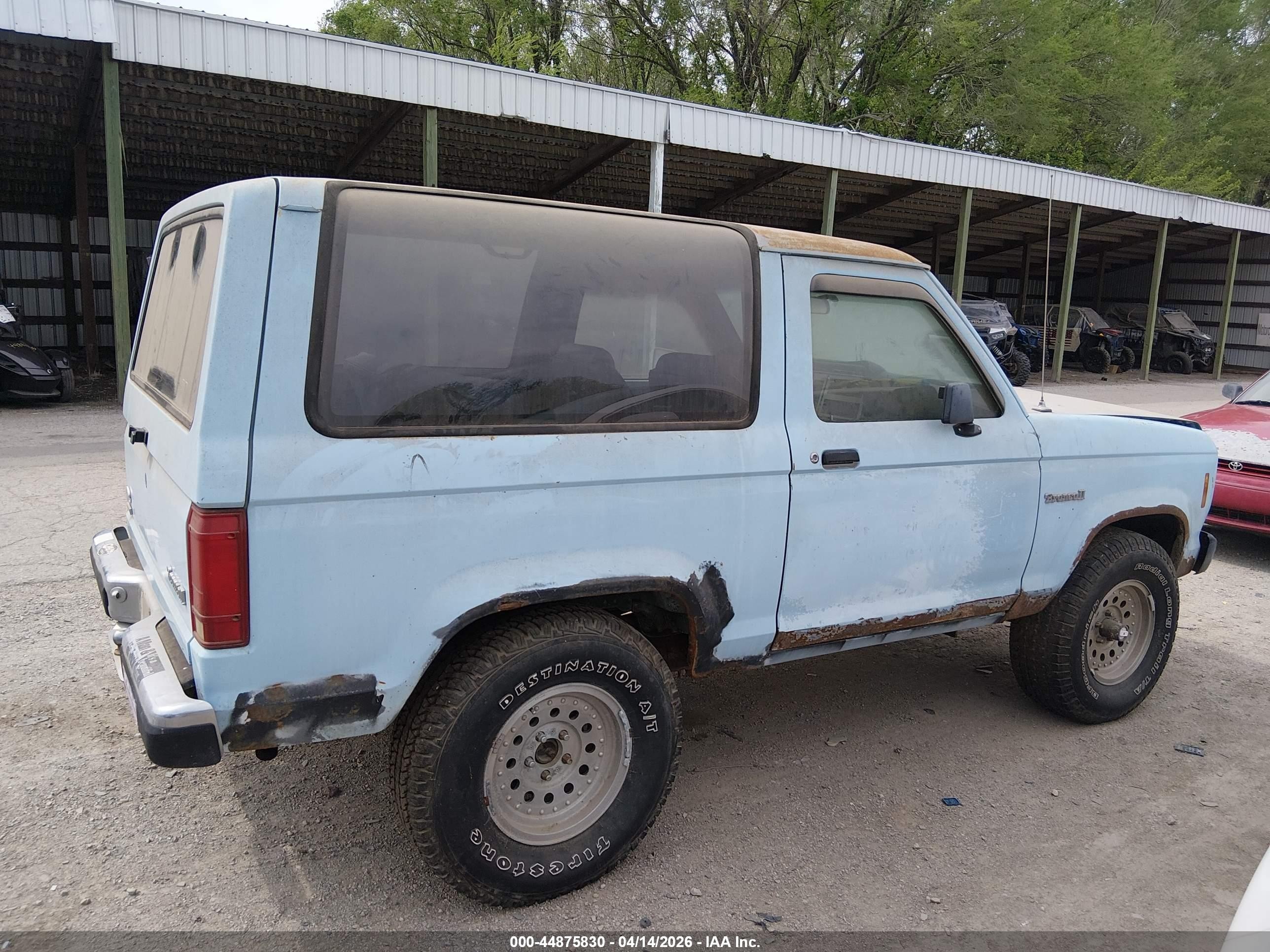 1986 Ford Bronco Ii   Blue vin: 1FMBU14T4GUB66575
