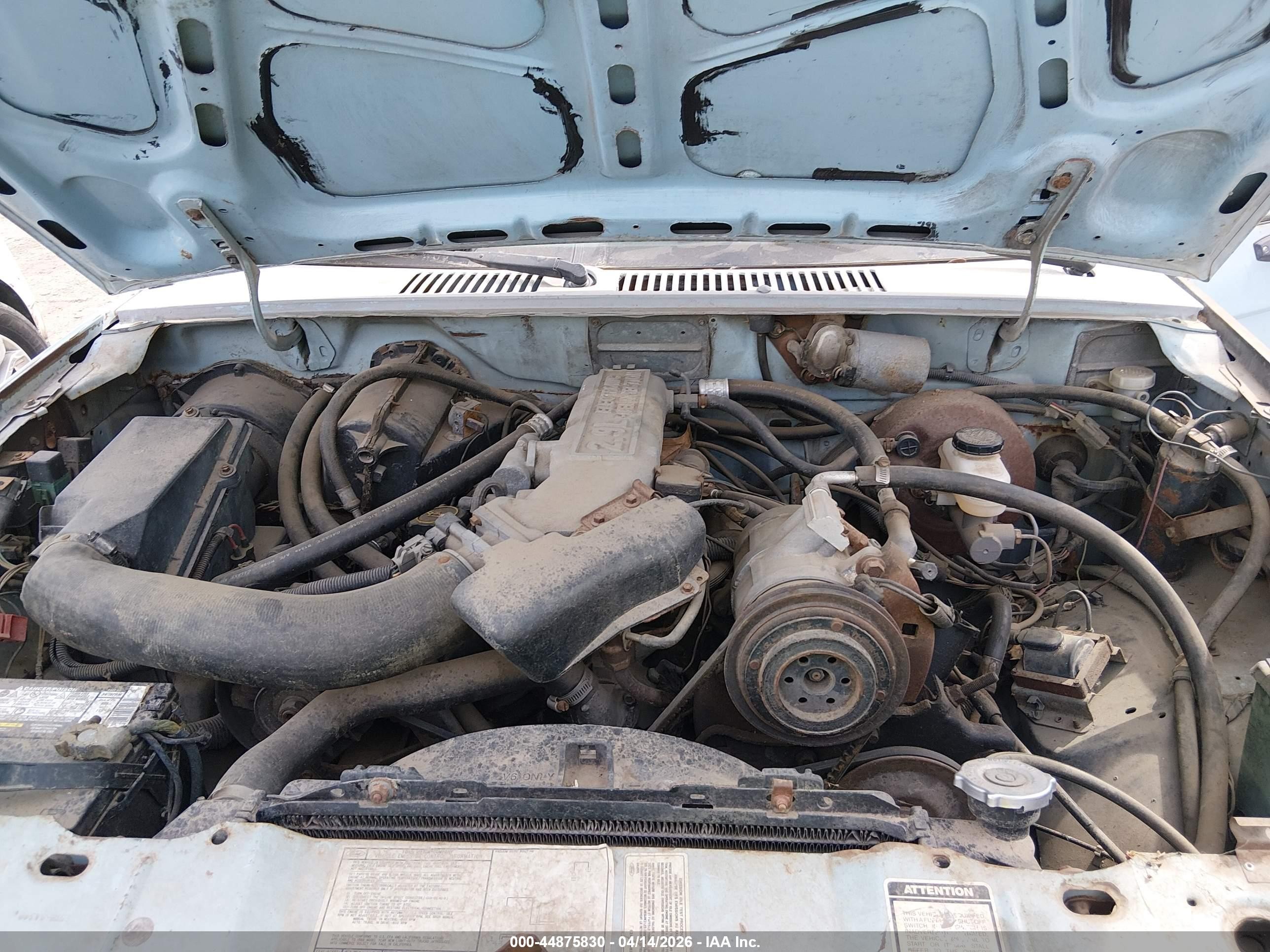 1986 Ford Bronco Ii   Blue vin: 1FMBU14T4GUB66575