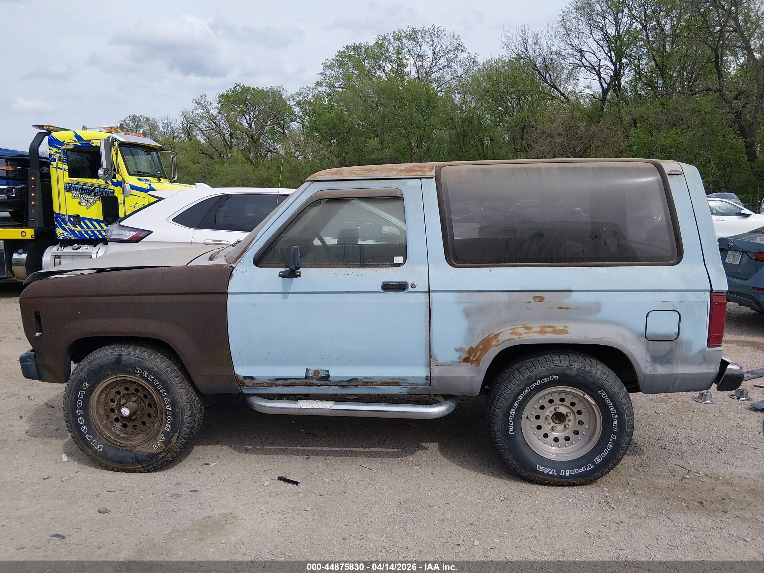 1986 Ford Bronco Ii   Blue vin: 1FMBU14T4GUB66575