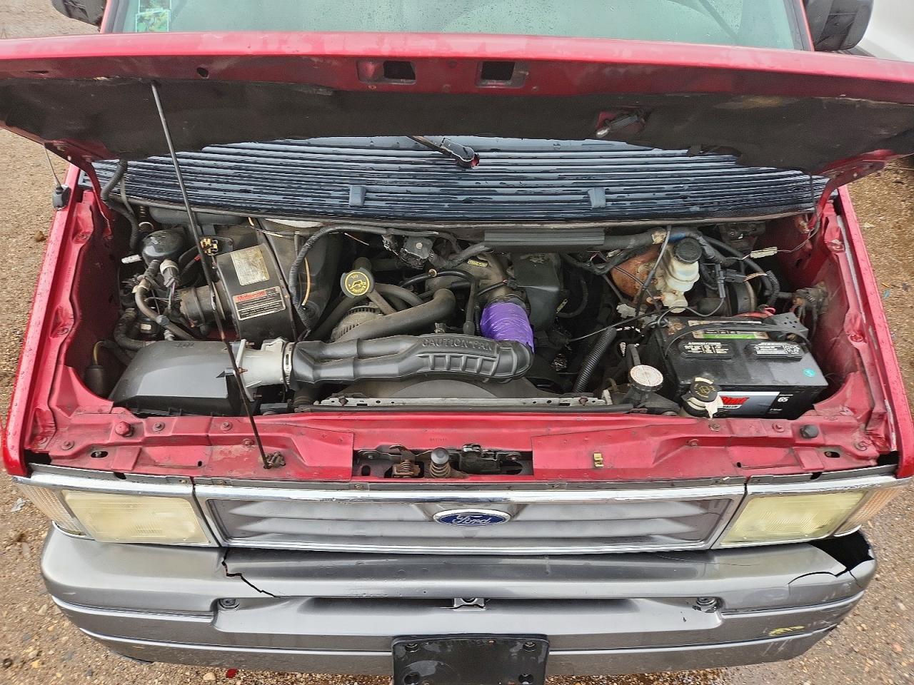 1996 Ford Aerostar Red vin: 1FMCA11U1TZB97287