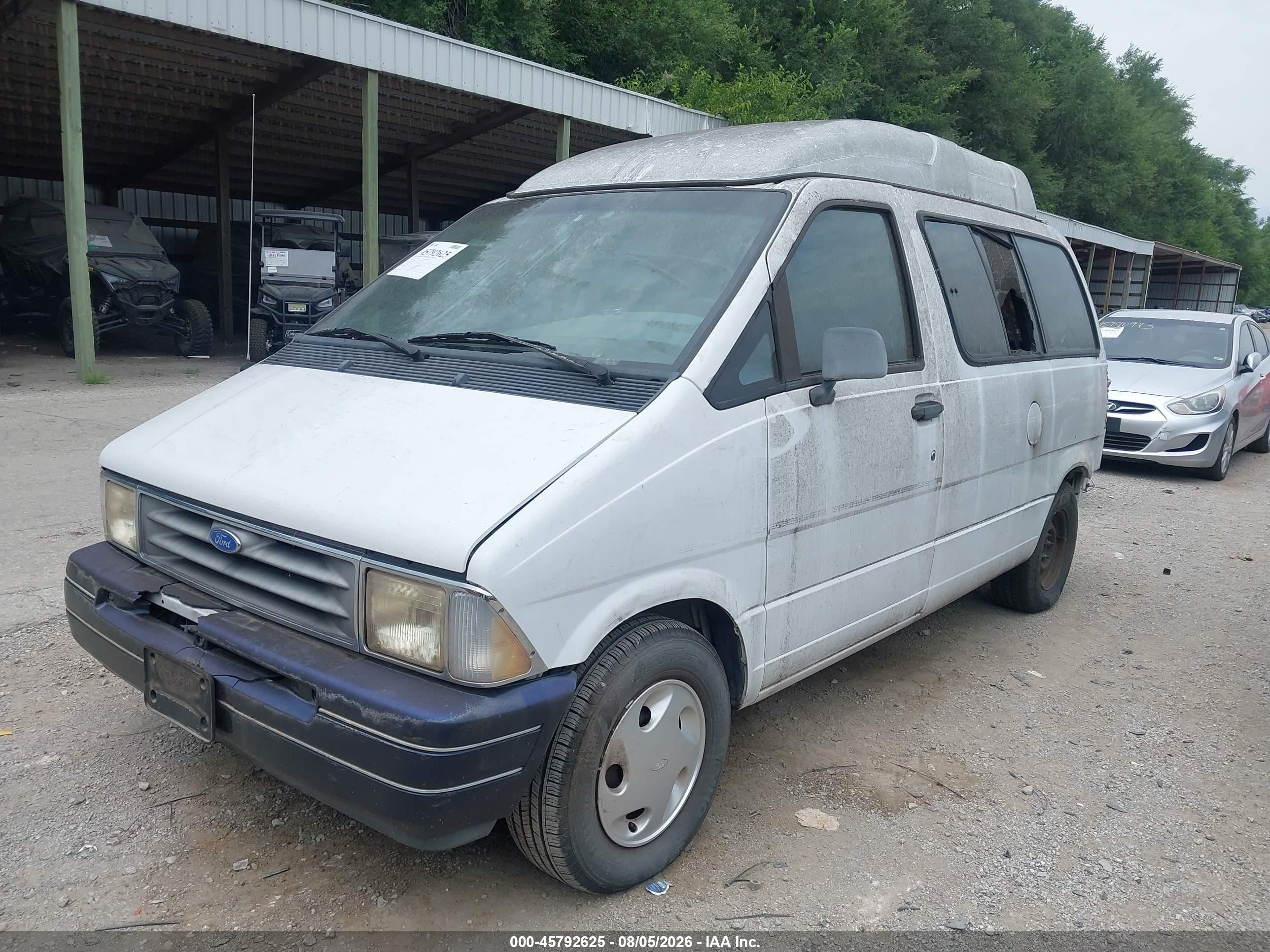 1994 Ford Aerostar   White vin: 1FMCA11U2RZB39651