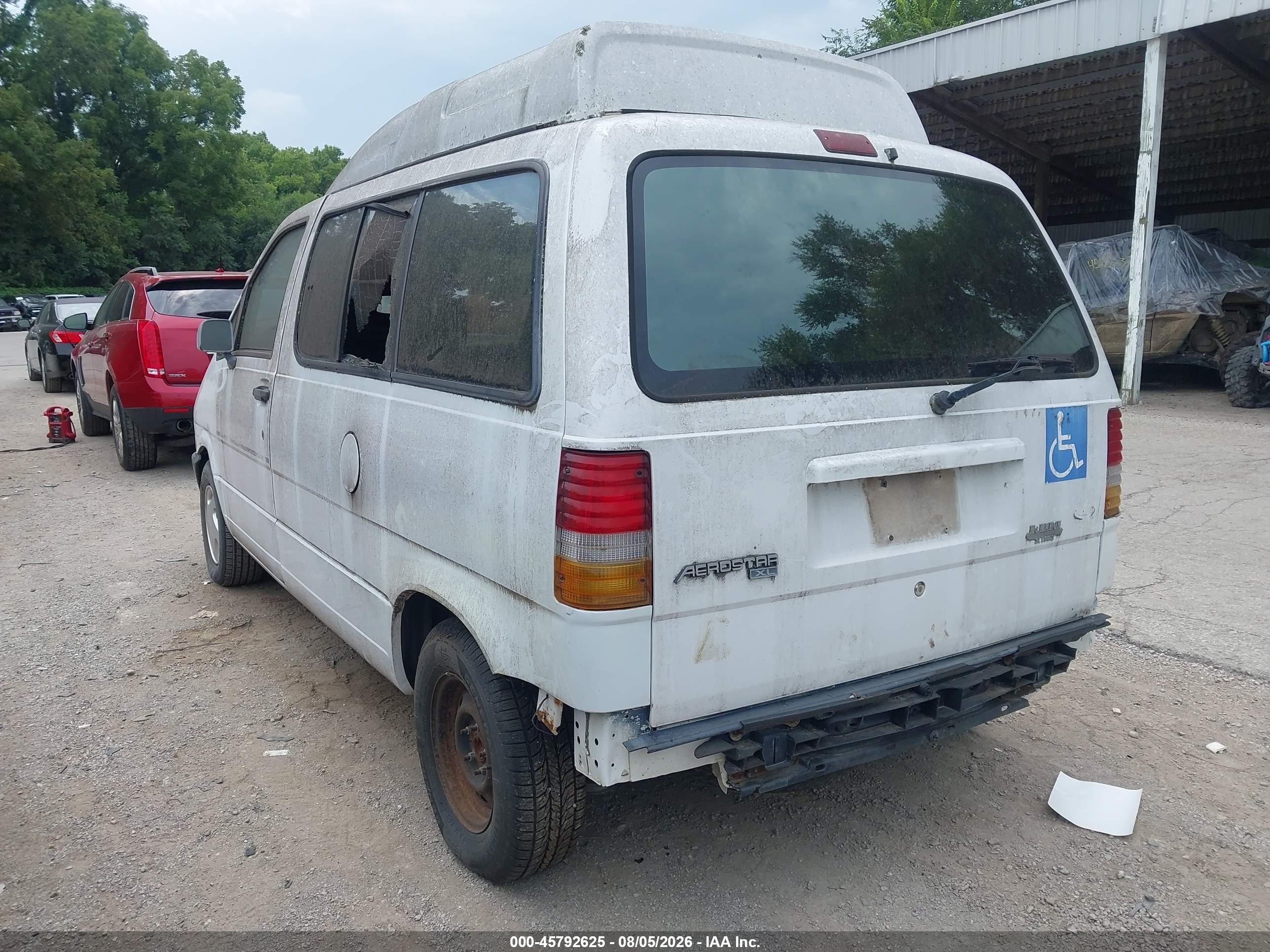 1994 Ford Aerostar   White vin: 1FMCA11U2RZB39651