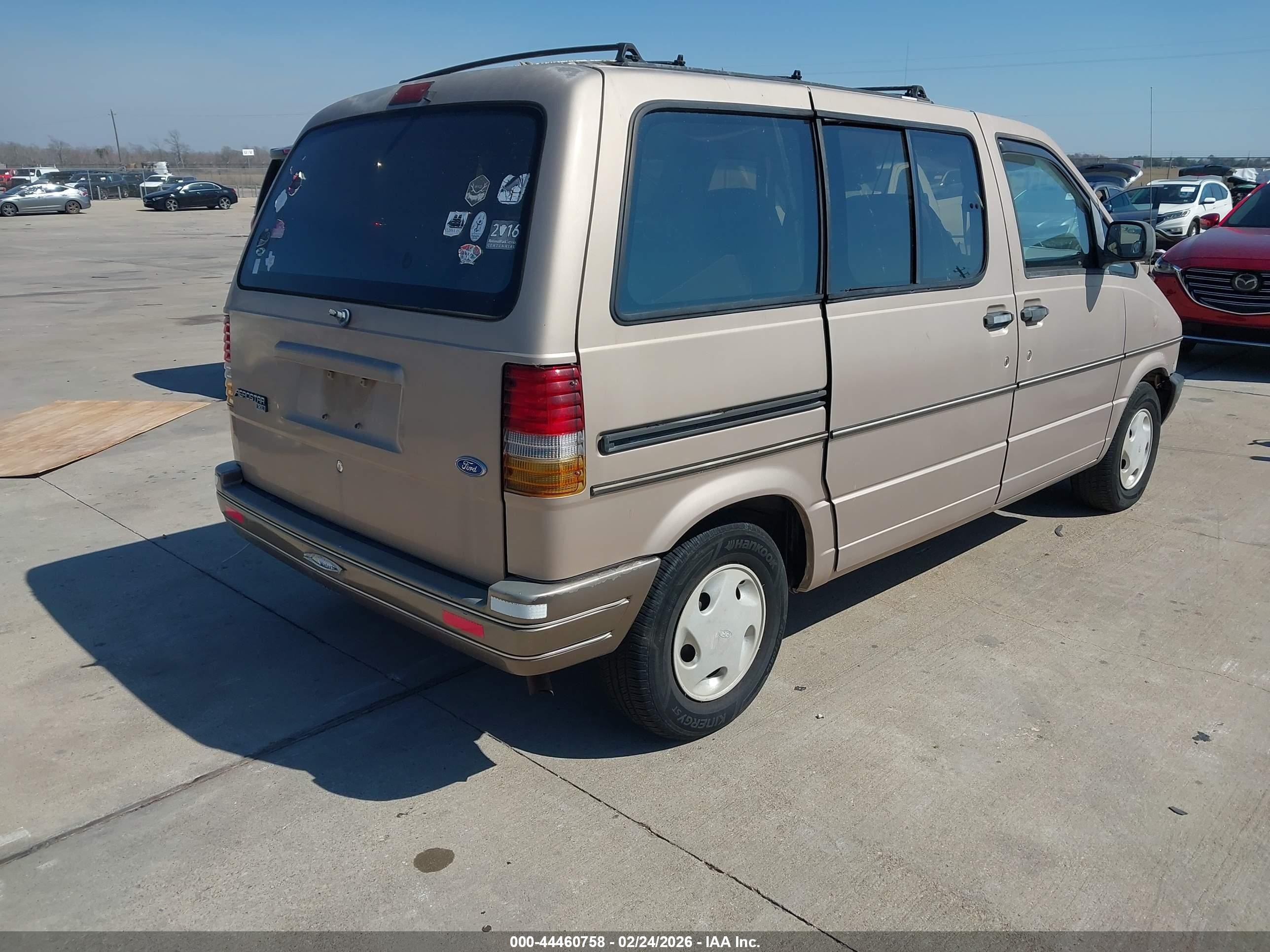 1994 Ford Aerostar   Gold vin: 1FMCA11U3RZB11633
