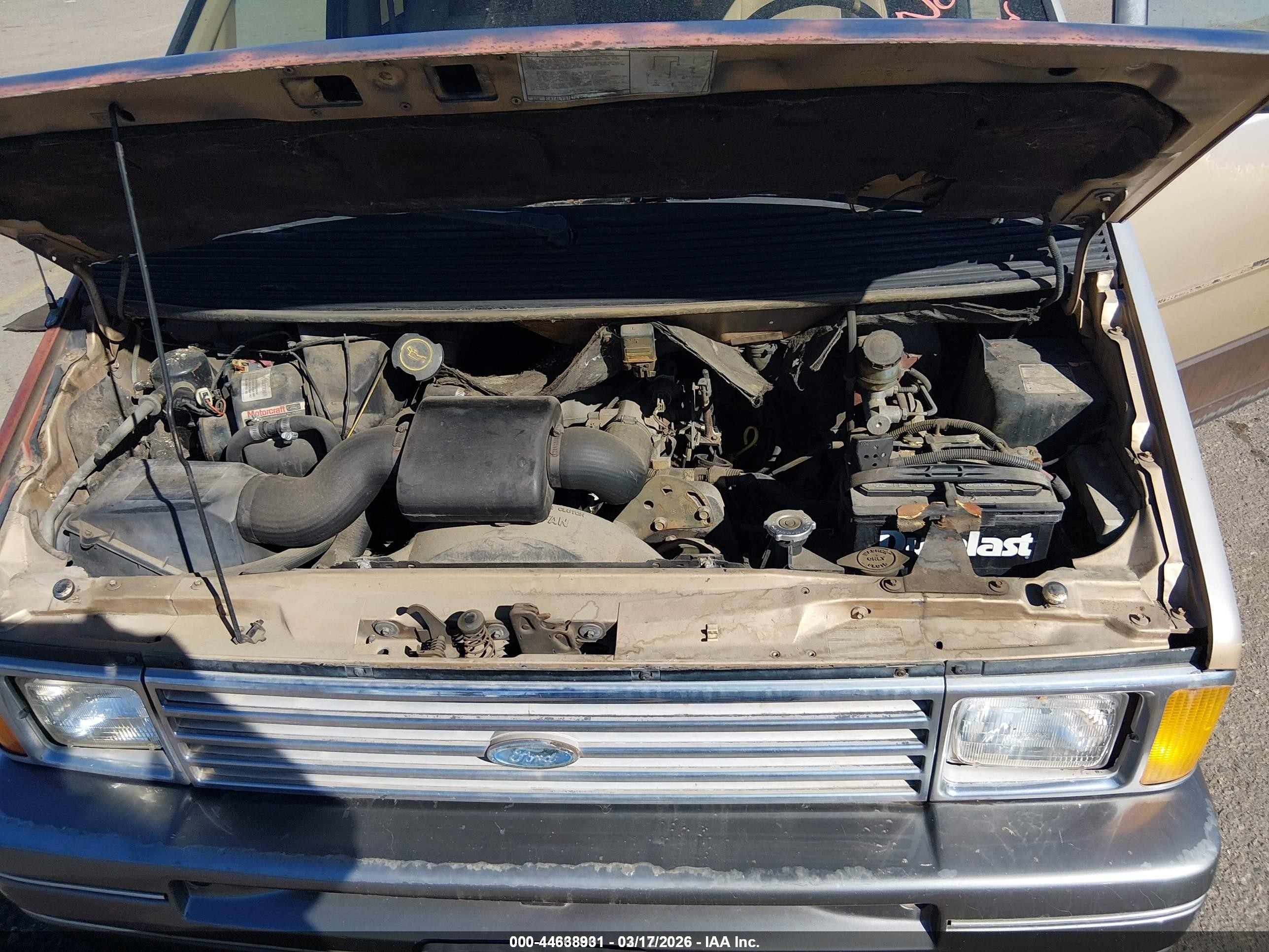 1987 Ford Aerostar Tan vin: 1FMCA11U4HZB63206
