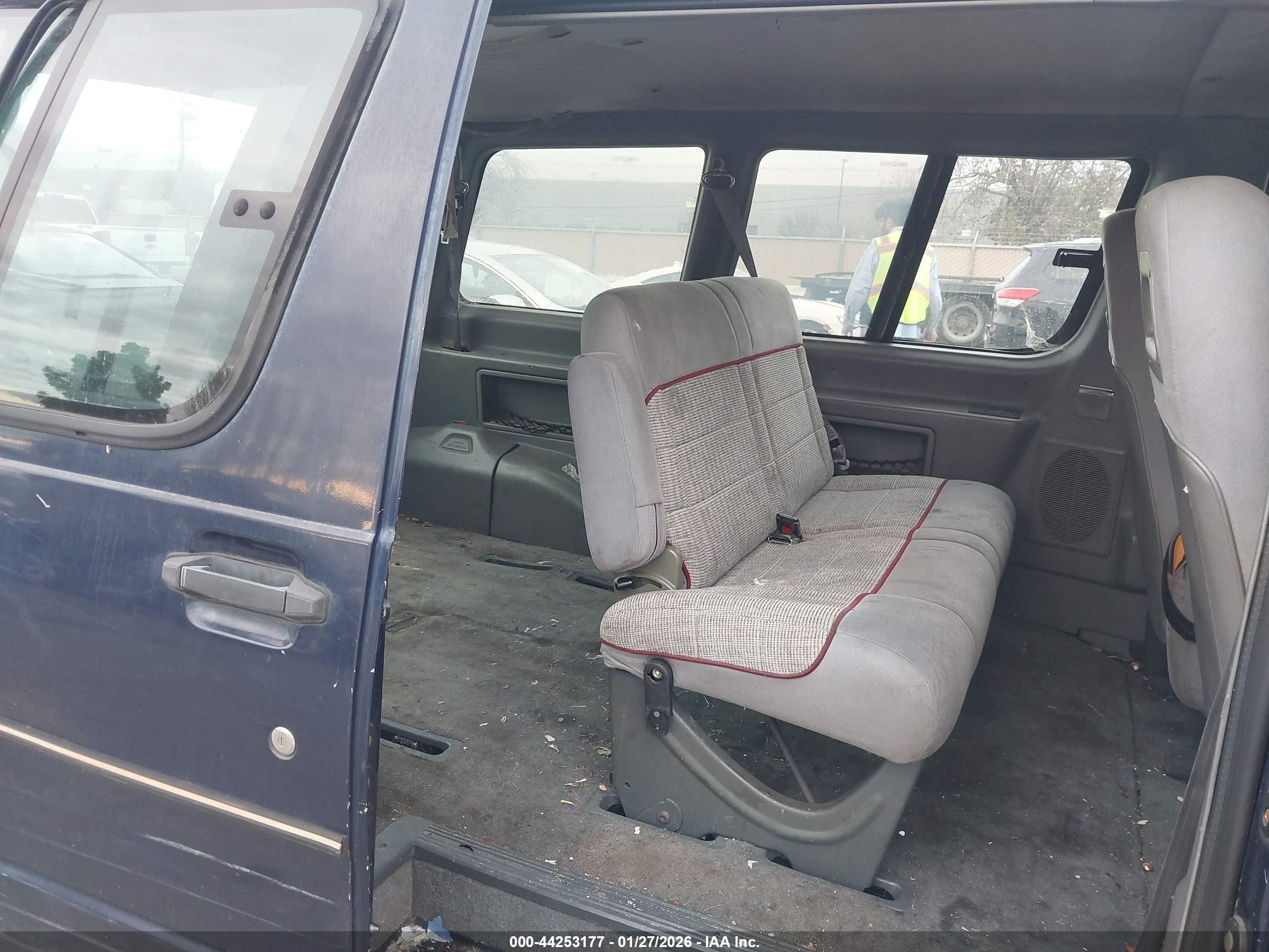 1996 Ford Aerostar   Blue vin: 1FMCA11U4TZB07114
