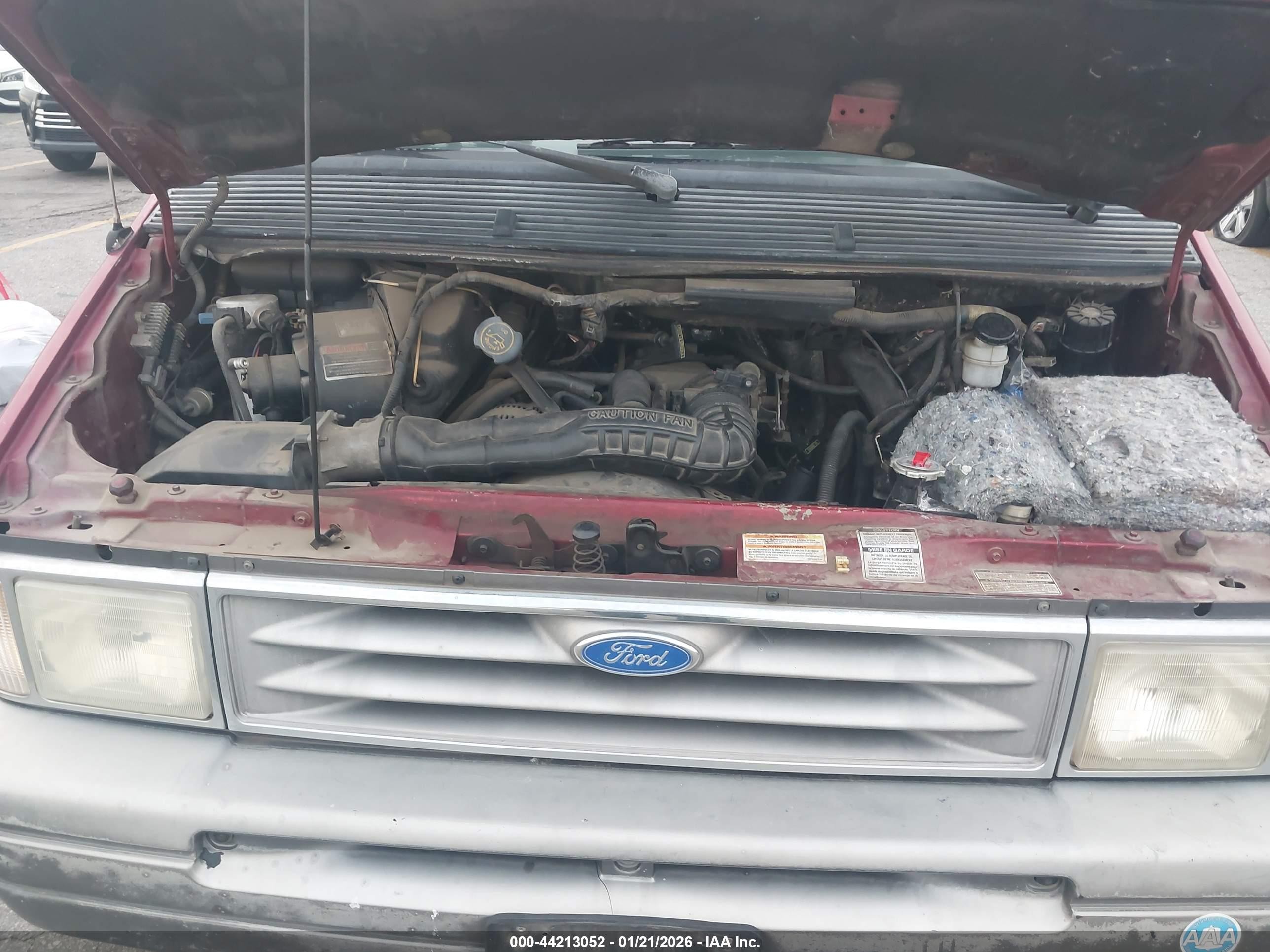 1995 Ford Aerostar   Бордовый vin: 1FMCA11UXSZA52697
