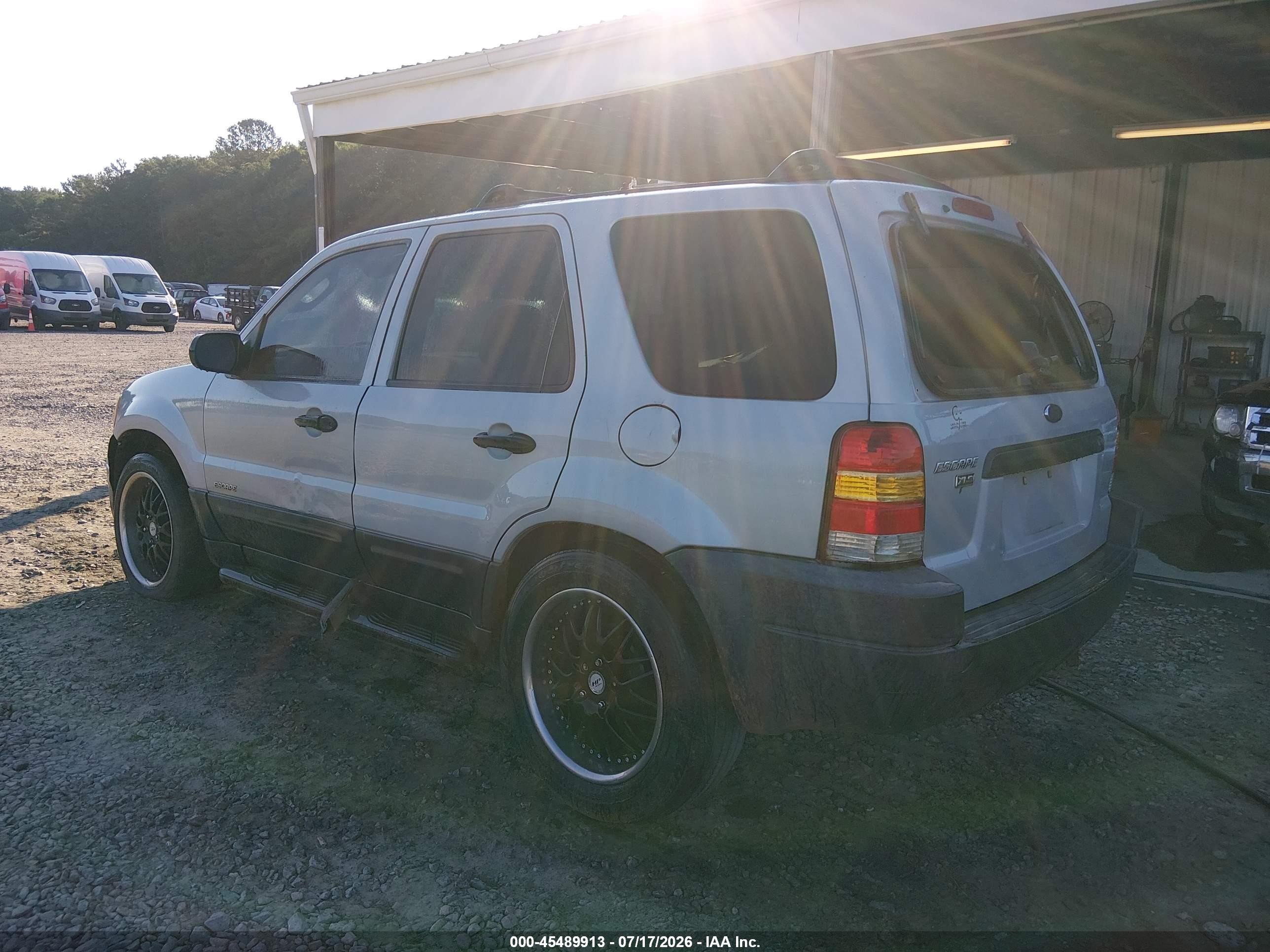 2002 Ford Escape Xls Gray vin: 1FMCU01B02KC30917