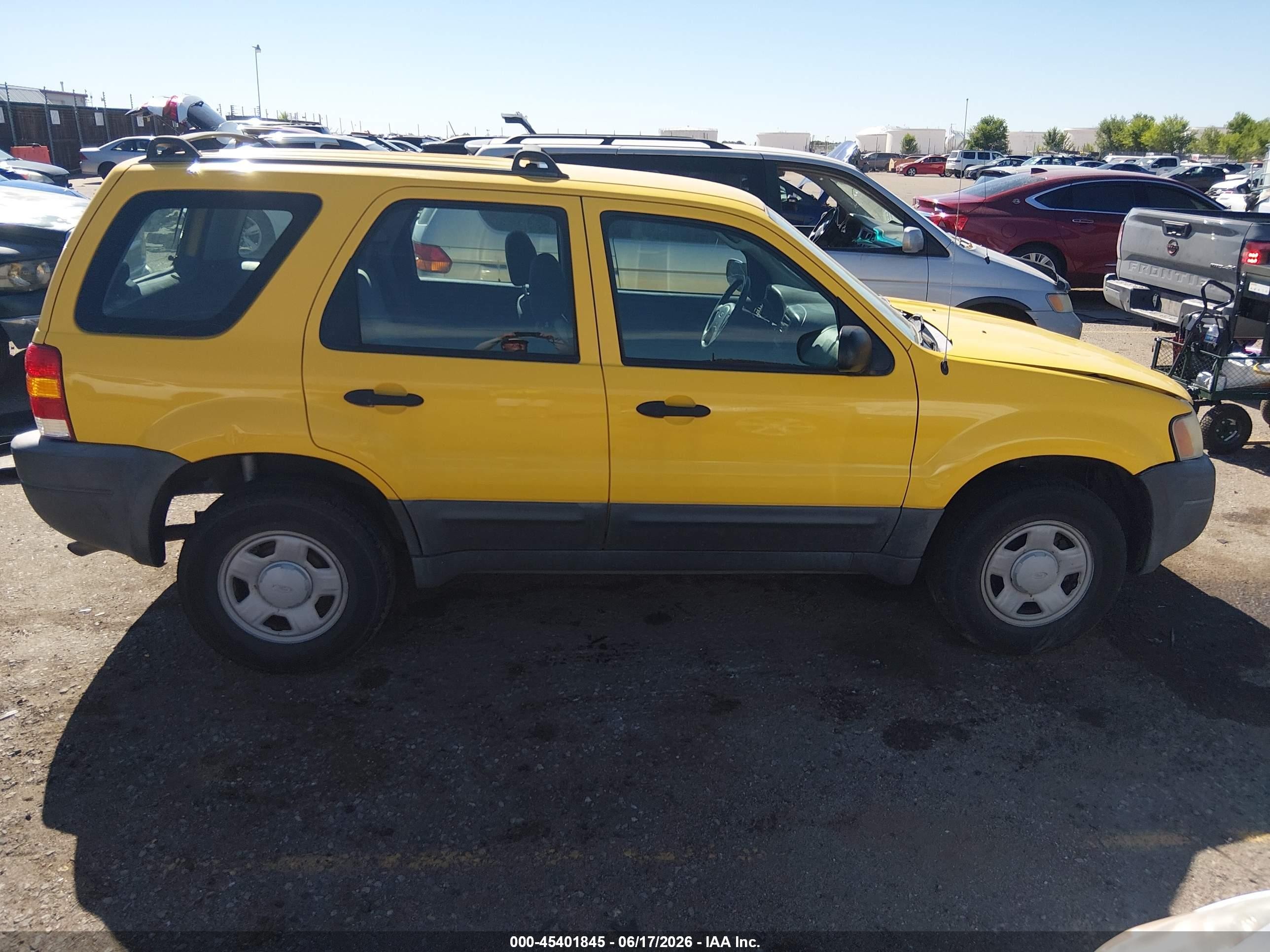 2003 Ford Escape Xls Желтый vin: 1FMCU02123KD98761