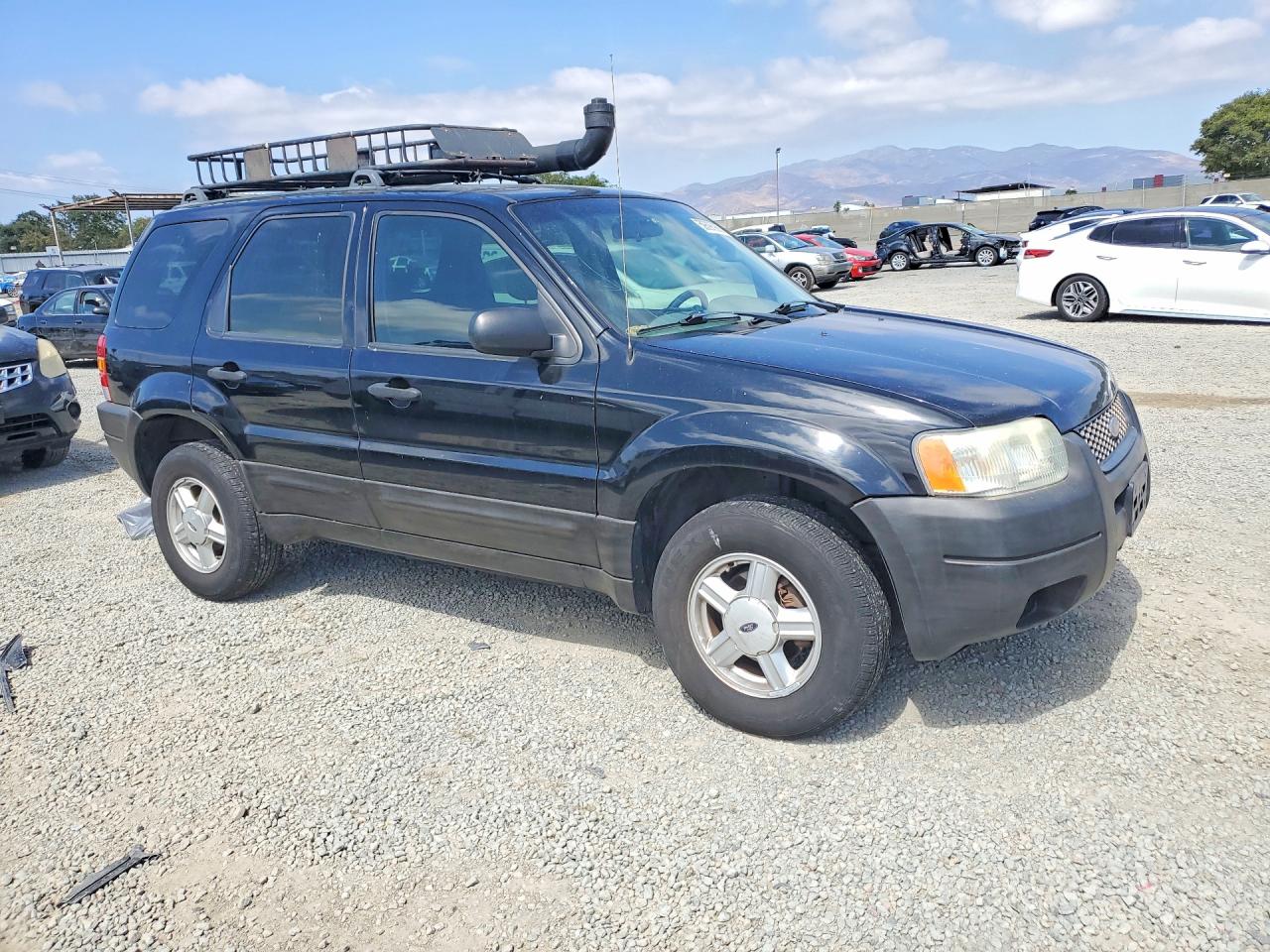 2003 Ford Escape Xls Black vin: 1FMCU02143KA33286