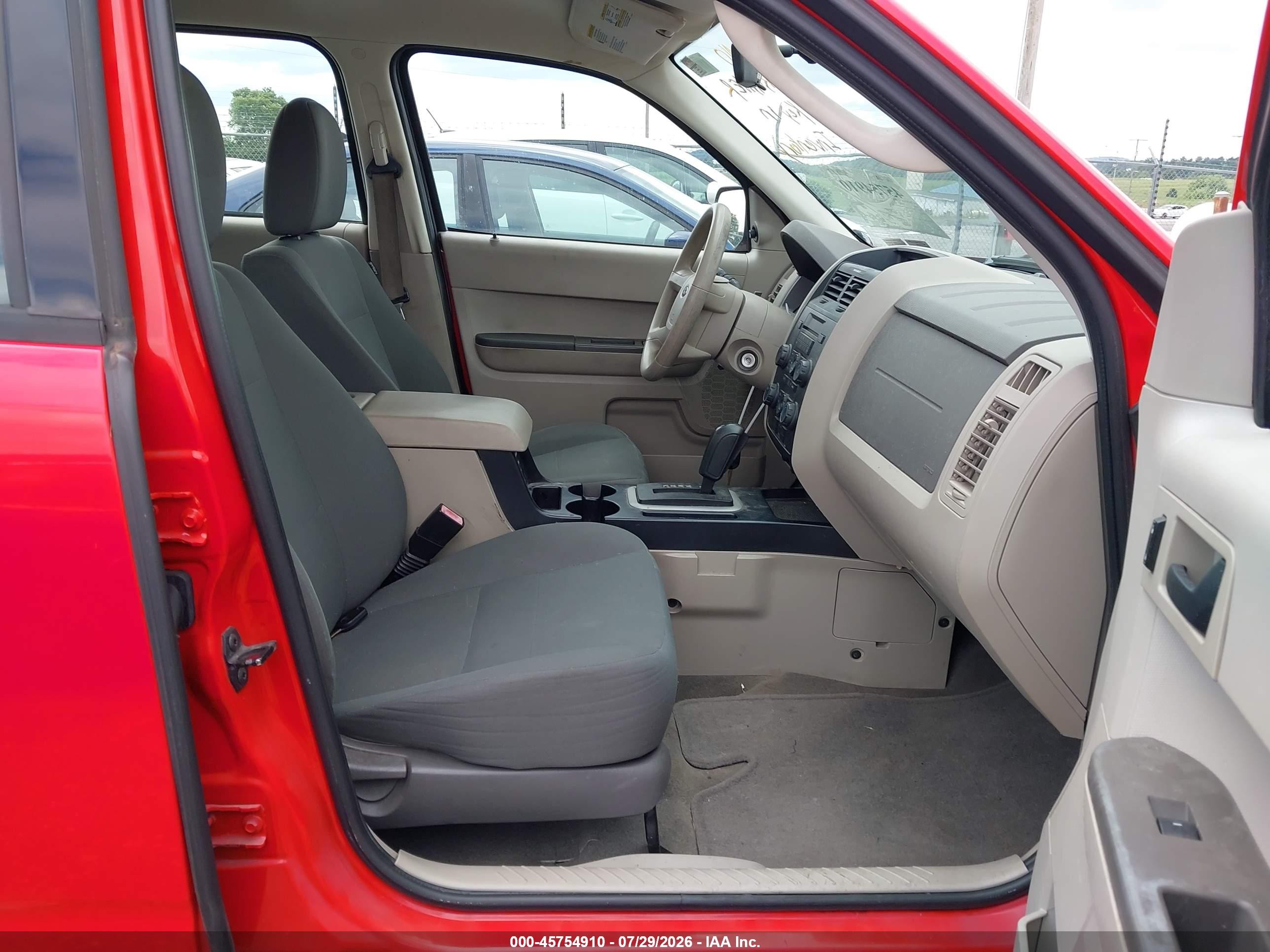 2009 Ford Escape Xls/xls Manual Красный vin: 1FMCU02719KA33114