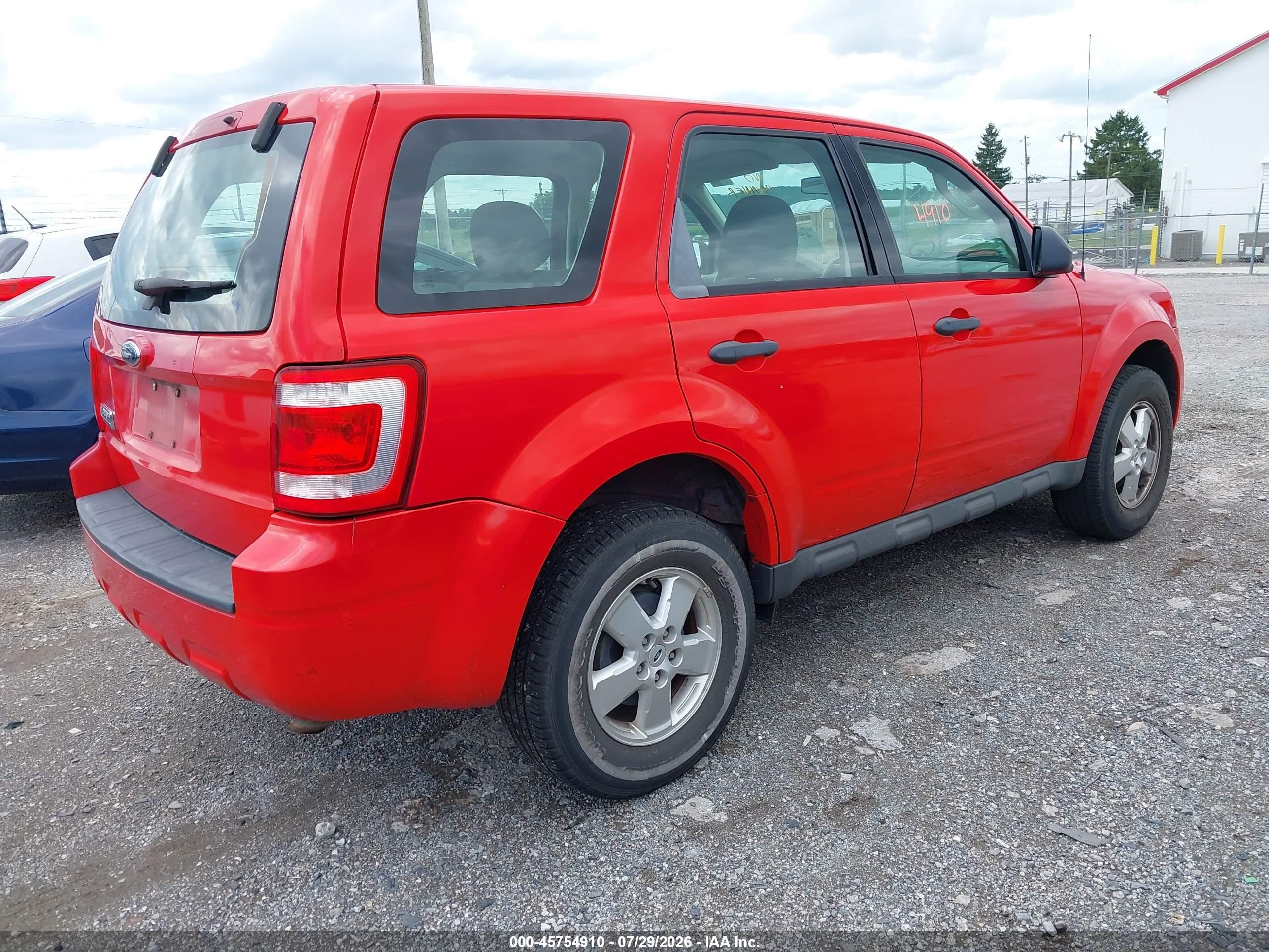 2009 Ford Escape Xls/xls Manual Красный vin: 1FMCU02719KA33114